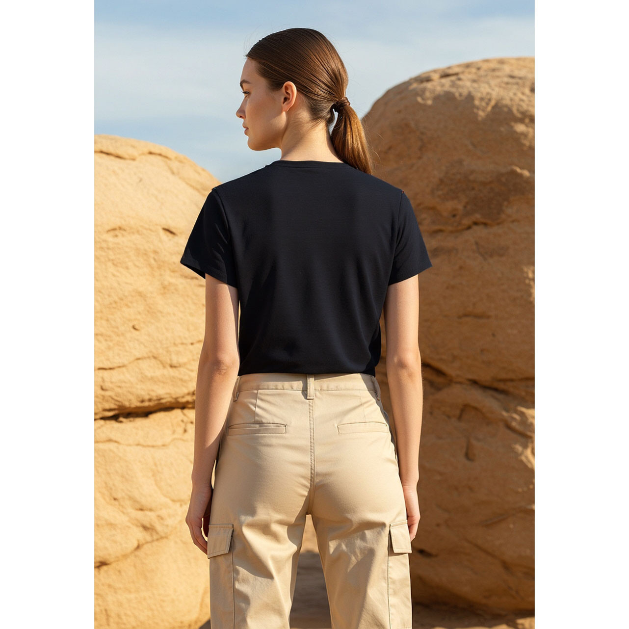 Kappa Logo Detail T-shirt-women-clothing-tshirts-image-3