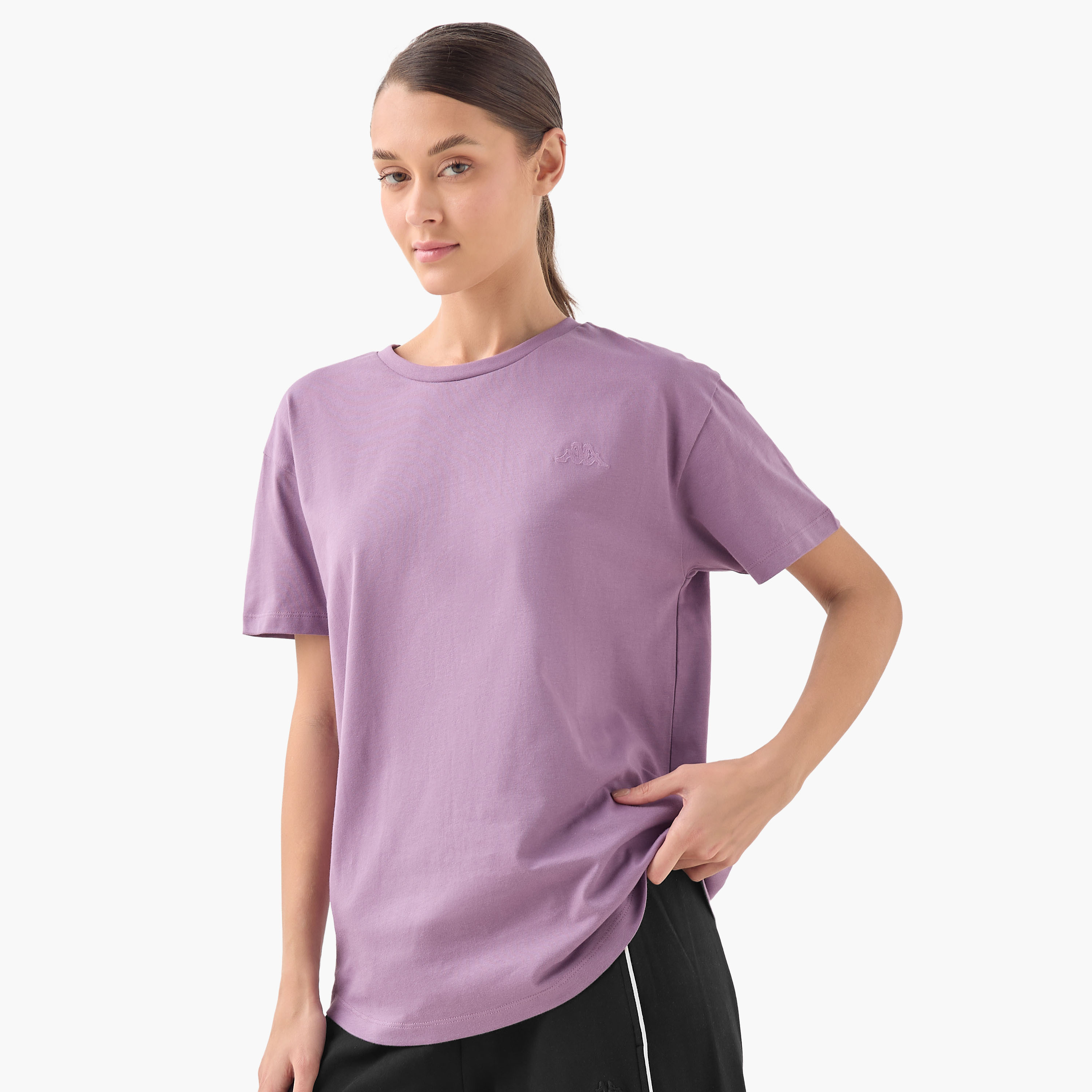 Kappa Logo Detail T-shirt-sports-women-clothing-tshirtsandvests-image-1