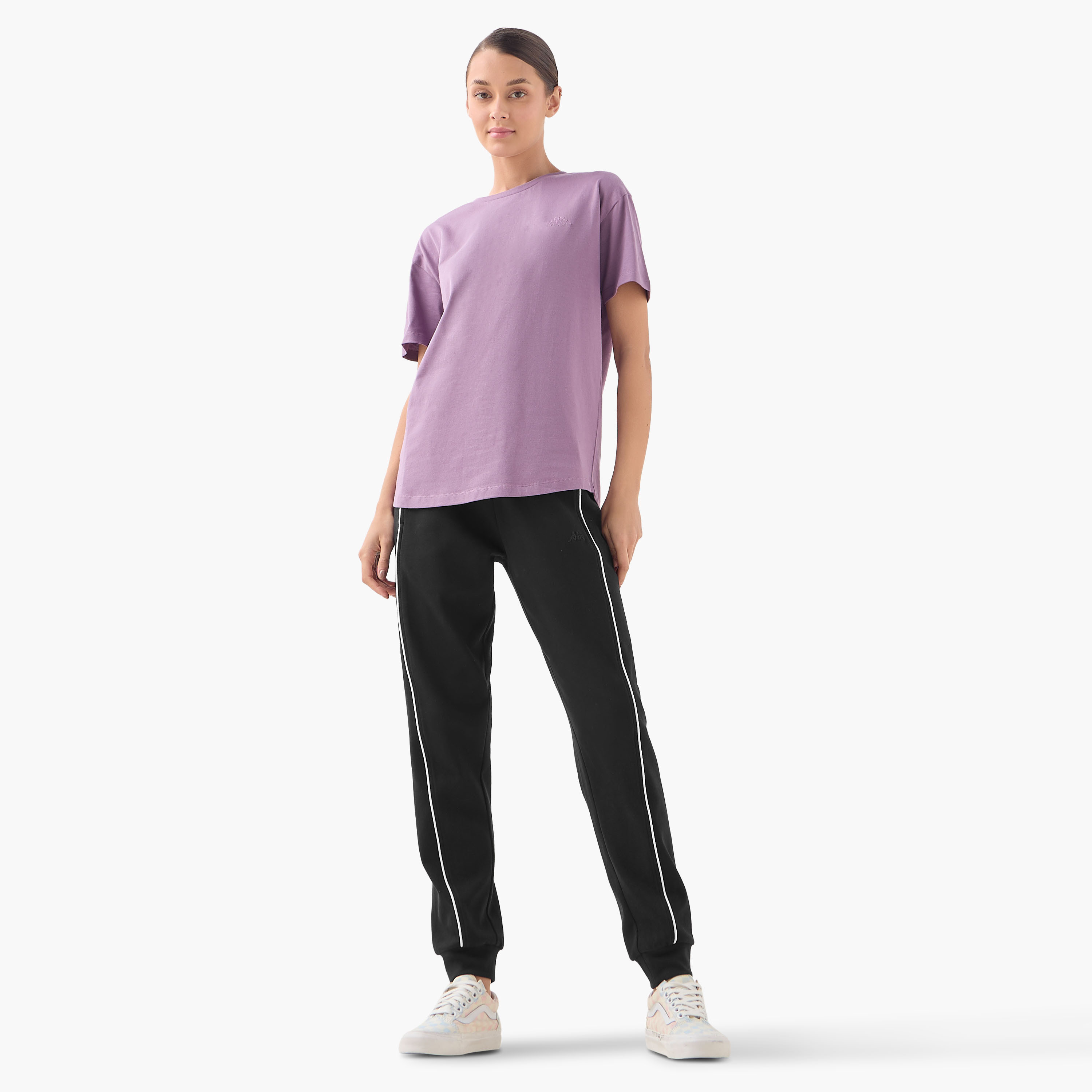 Kappa Logo Detail T-shirt-sports-women-clothing-tshirtsandvests-image-2
