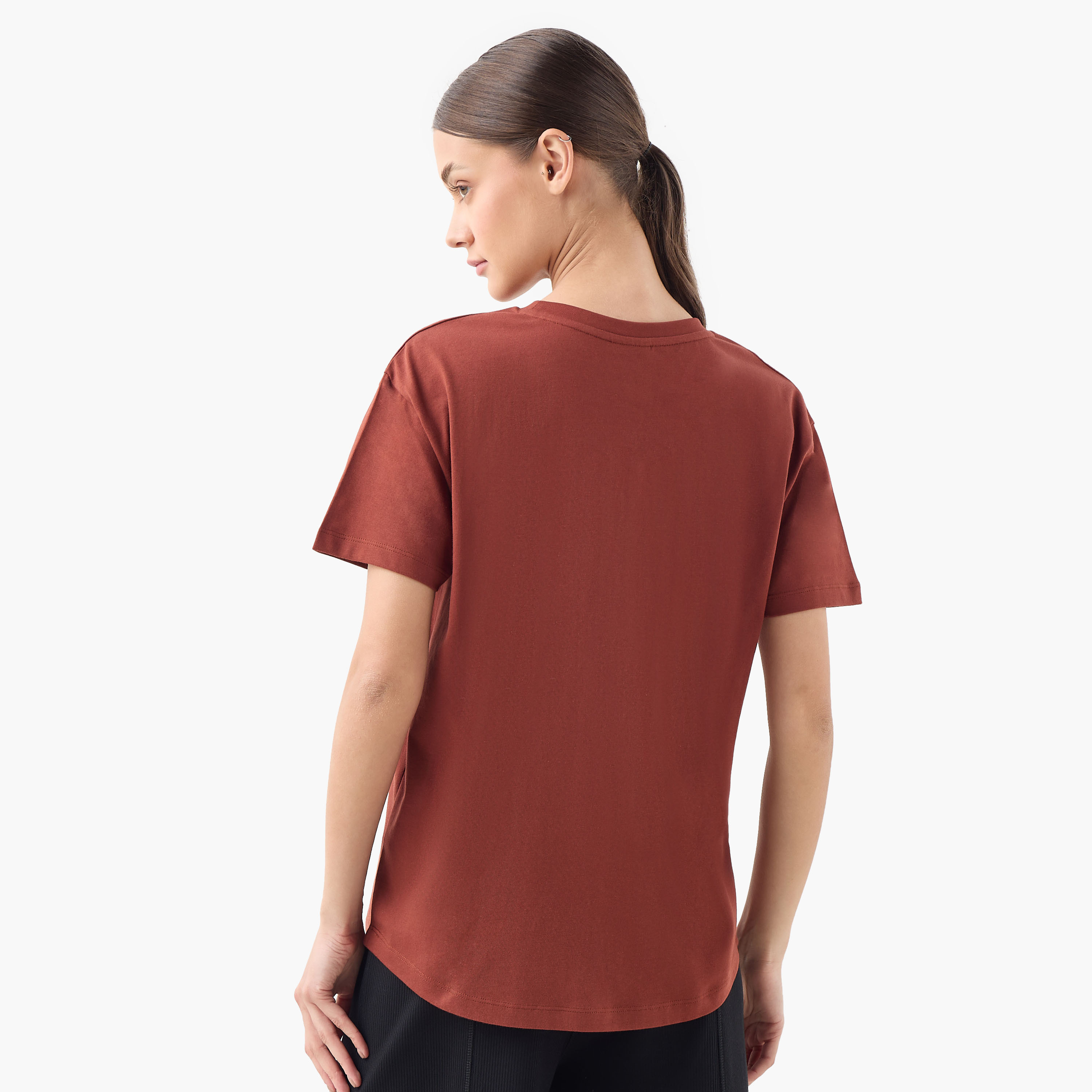 Kappa Logo Detail T-shirt-sports-women-clothing-tshirtsandvests-image-3