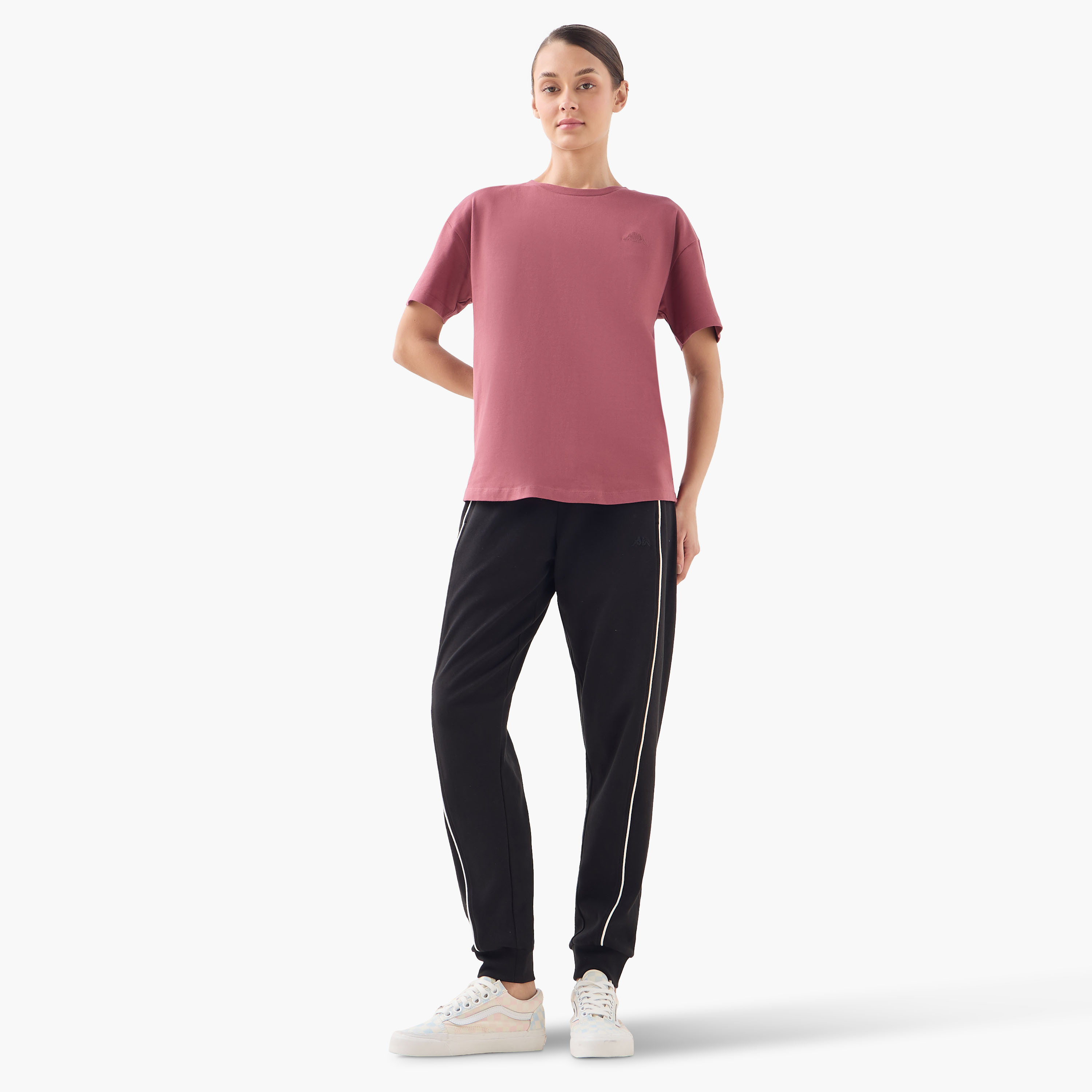 Kappa Logo Detail T-shirt-sports-women-clothing-tshirtsandvests-image-2