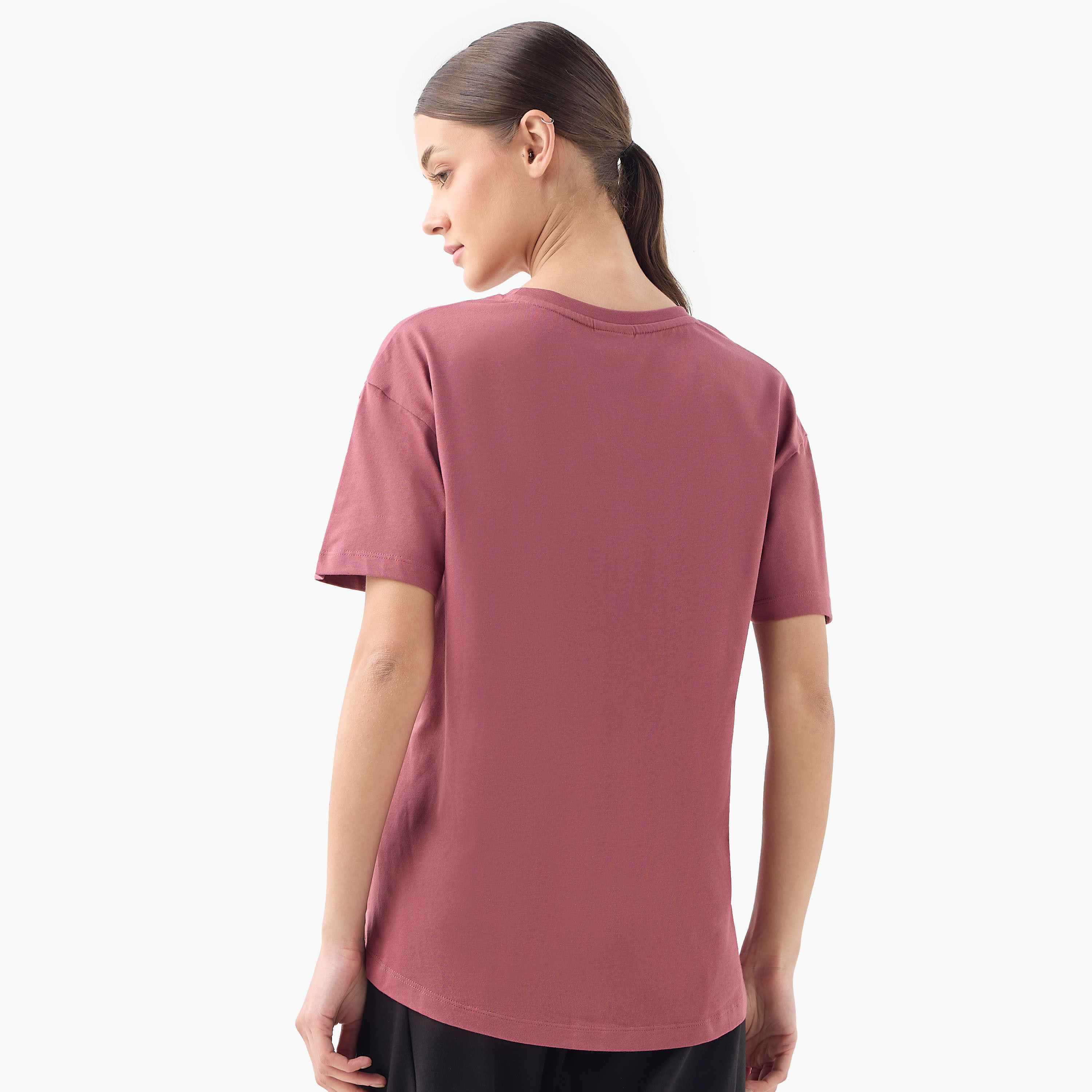 Kappa Logo Detail T-shirt-sports-women-clothing-tshirtsandvests-image-3