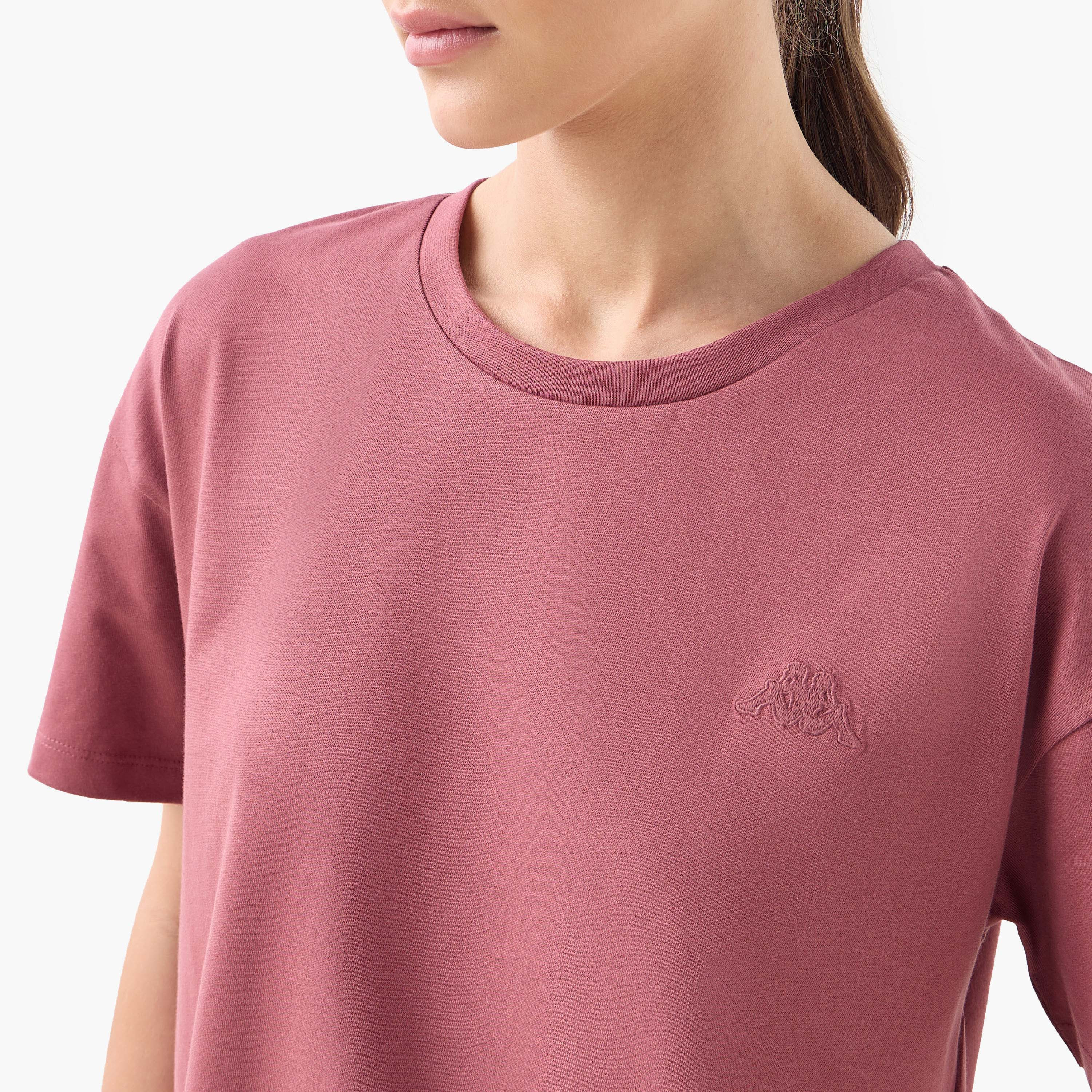 Kappa Logo Detail T-shirt-sports-women-clothing-tshirtsandvests-image-4