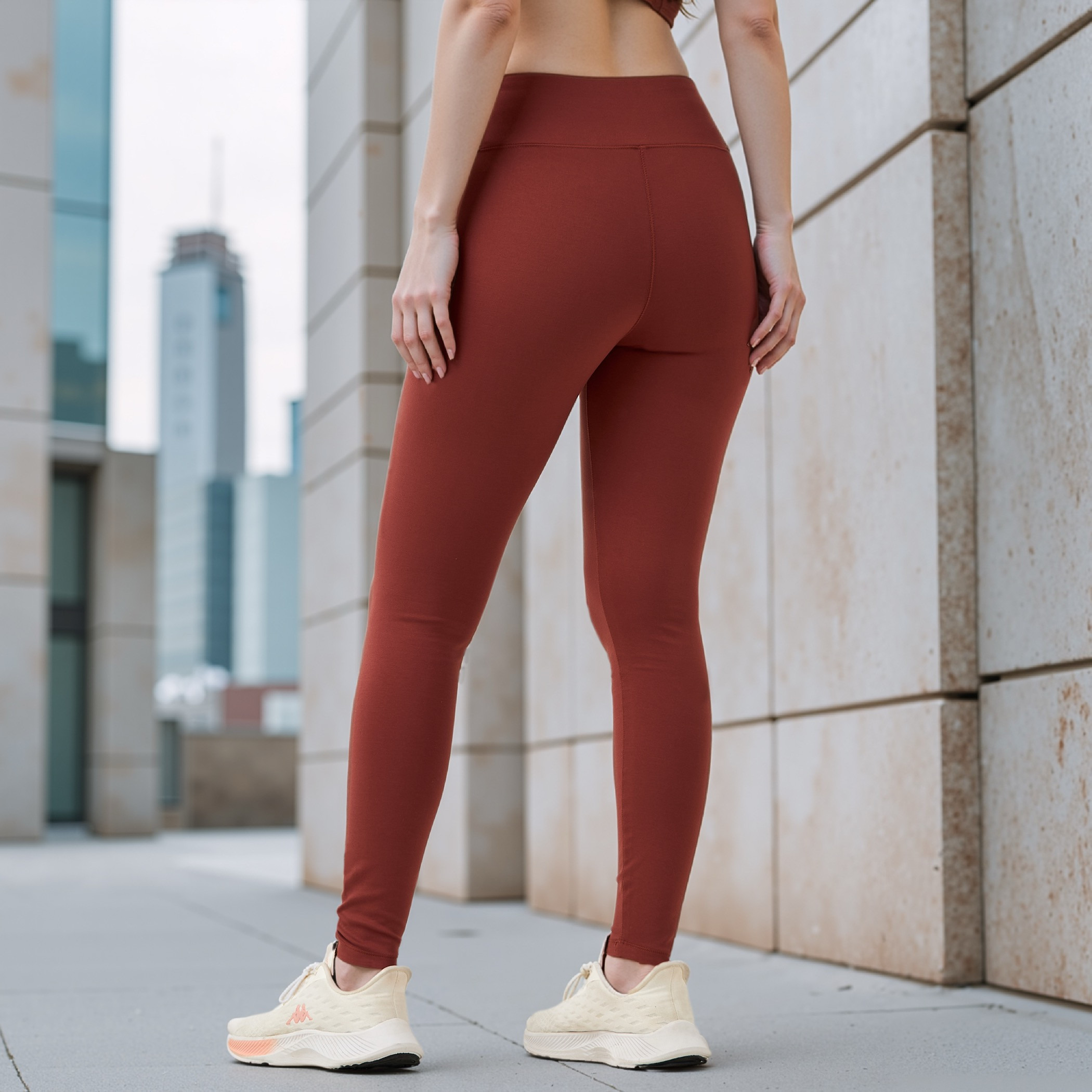 Kappa Women Stretchable Flexi Waist Leggings-sports-women-clothing-activewearleggings-image-3