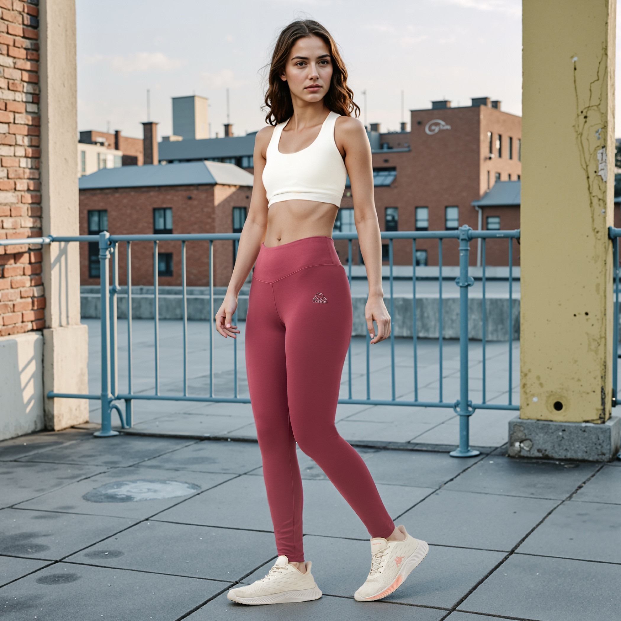 Kappa Women Stretchable Flexi Waist Leggings-sports-women-clothing-activewearleggings-image-2