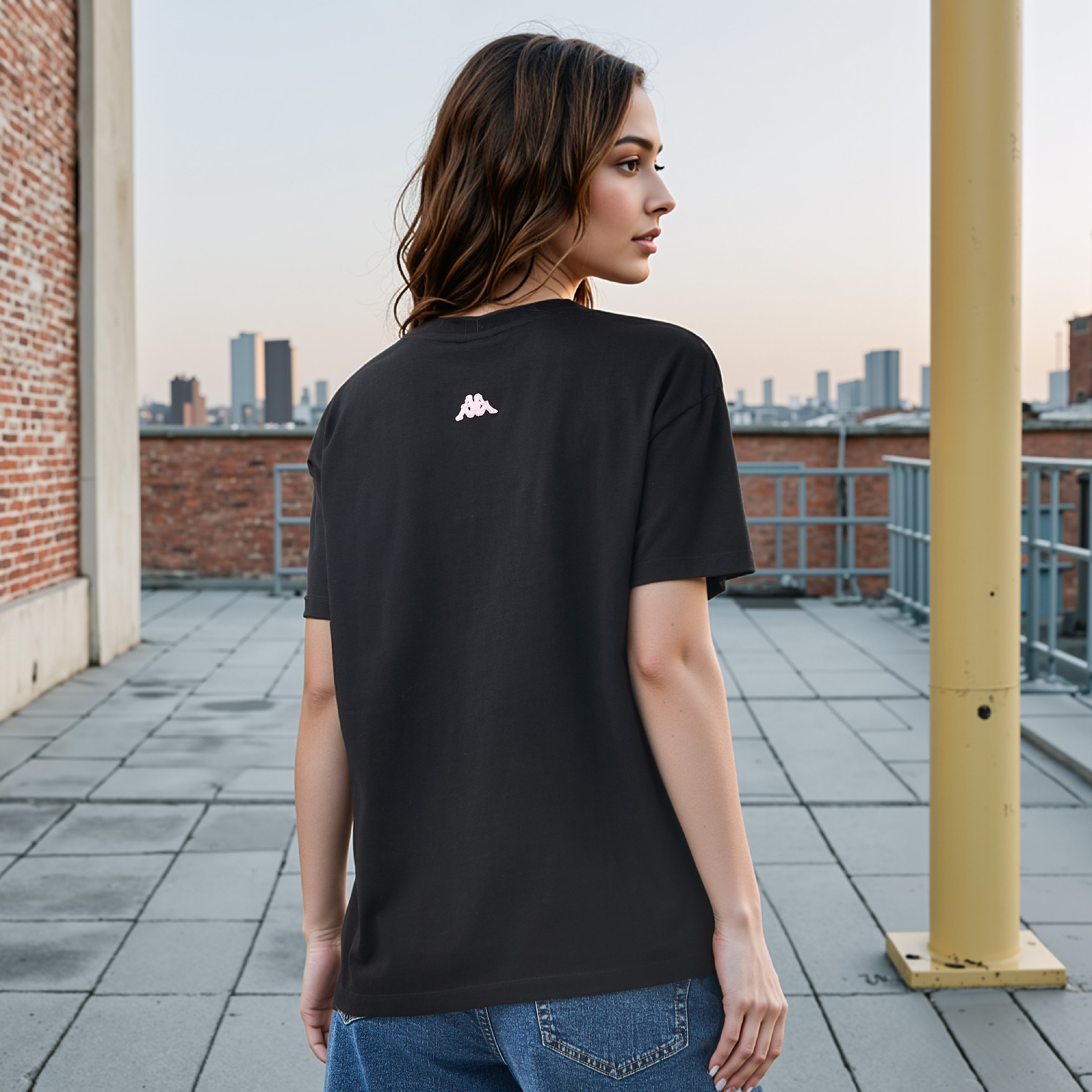 Kappa Logo Detail T-shirt-sports-women-clothing-tshirtsandvests-image-3