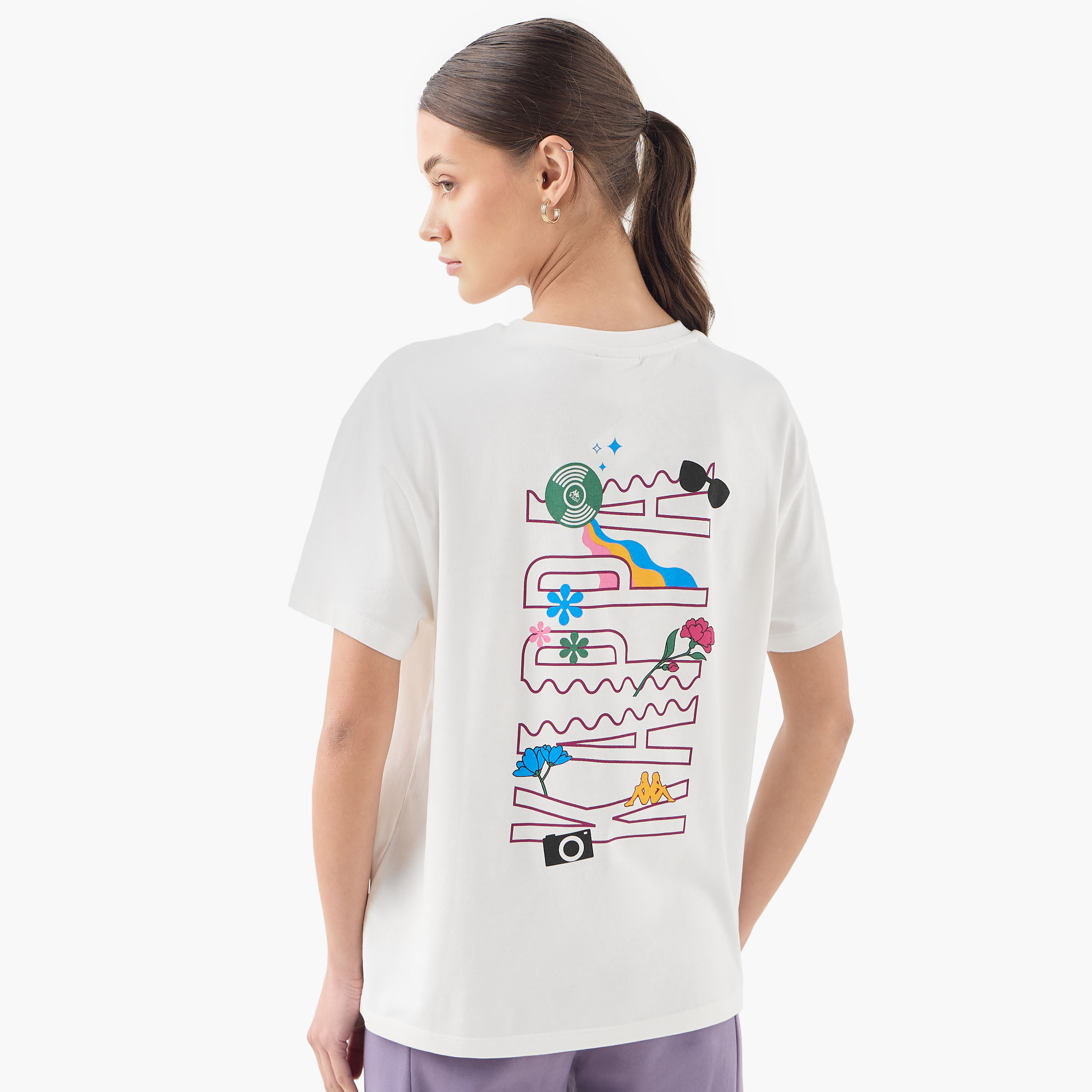 Kappa Logo Detail T-shirt-women-clothing-tshirts-image-1