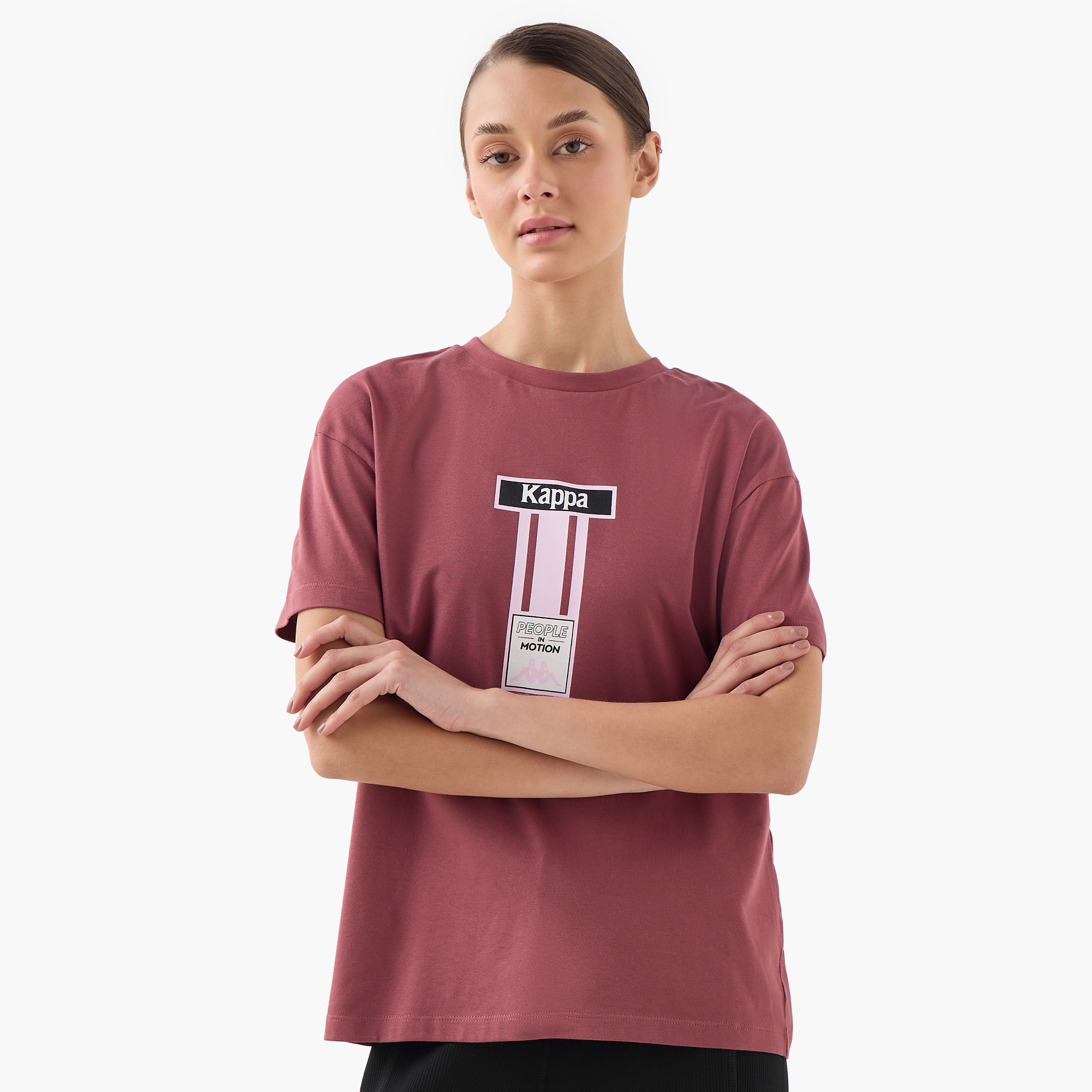Kappa Logo Detail T-shirt-sports-women-clothing-tshirtsandvests-image-1