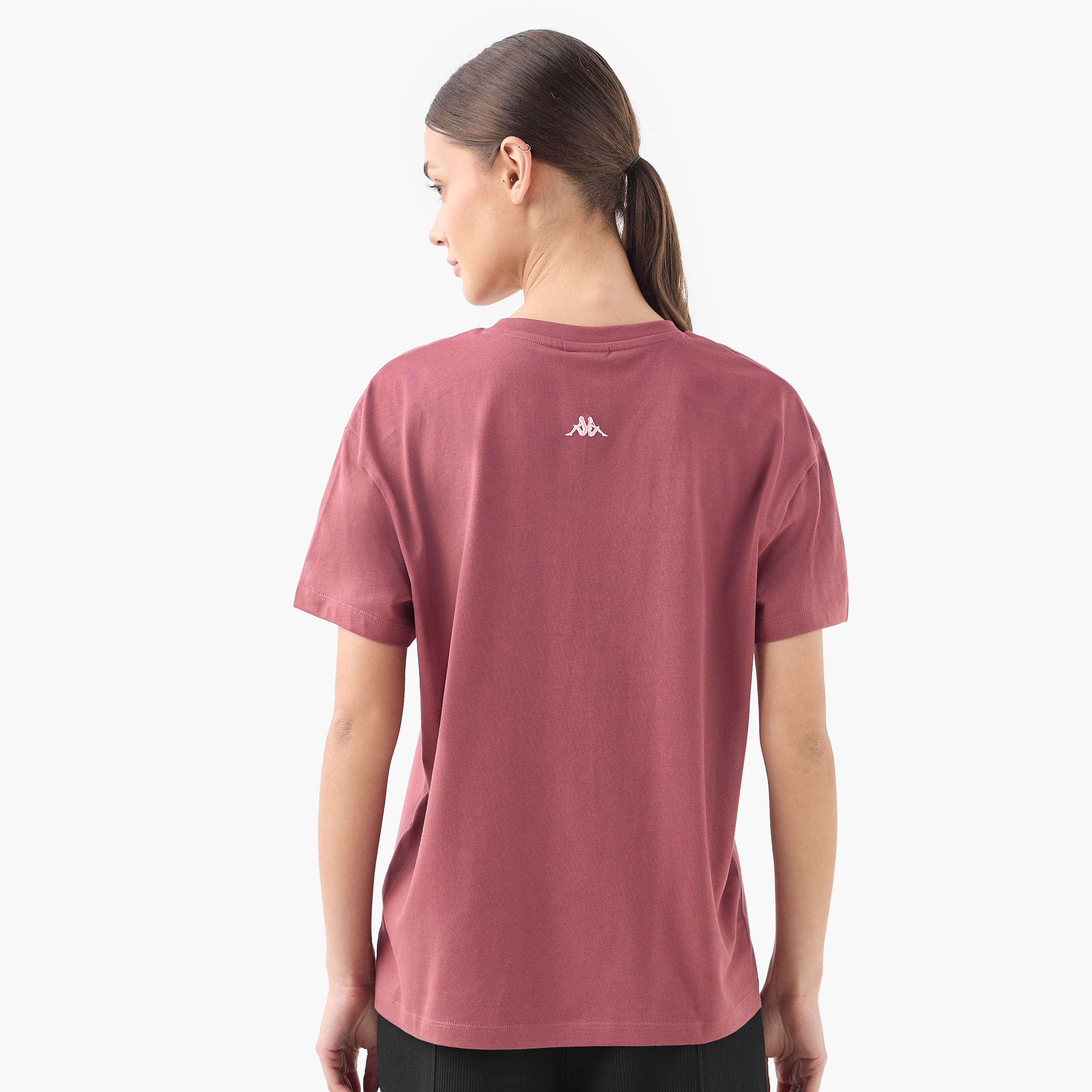Kappa Logo Detail T-shirt-sports-women-clothing-tshirtsandvests-image-3
