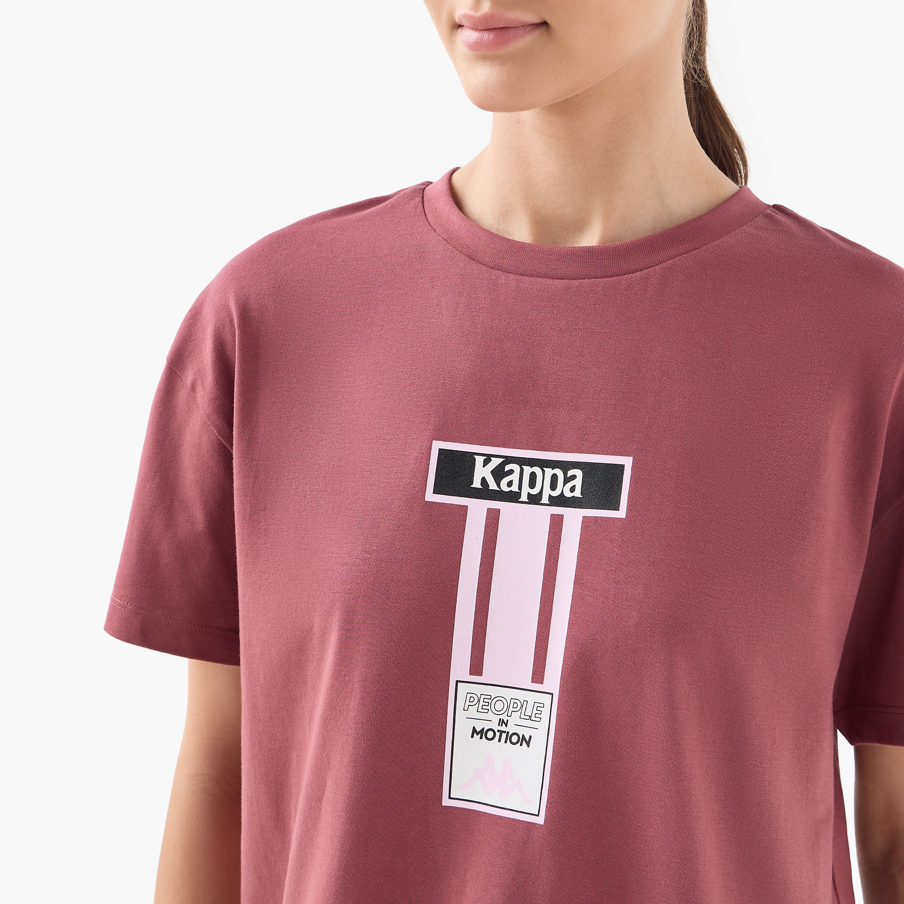Kappa Logo Detail T-shirt-sports-women-clothing-tshirtsandvests-image-4