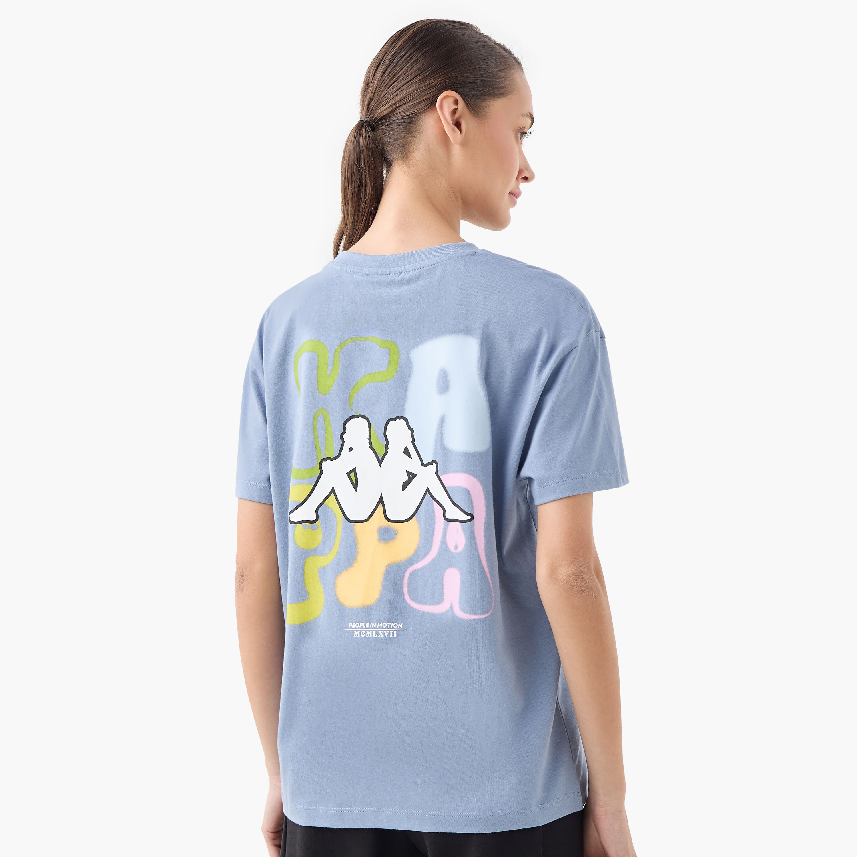 Kappa Logo Detail T-shirt-sports-women-clothing-tshirtsandvests-image-1