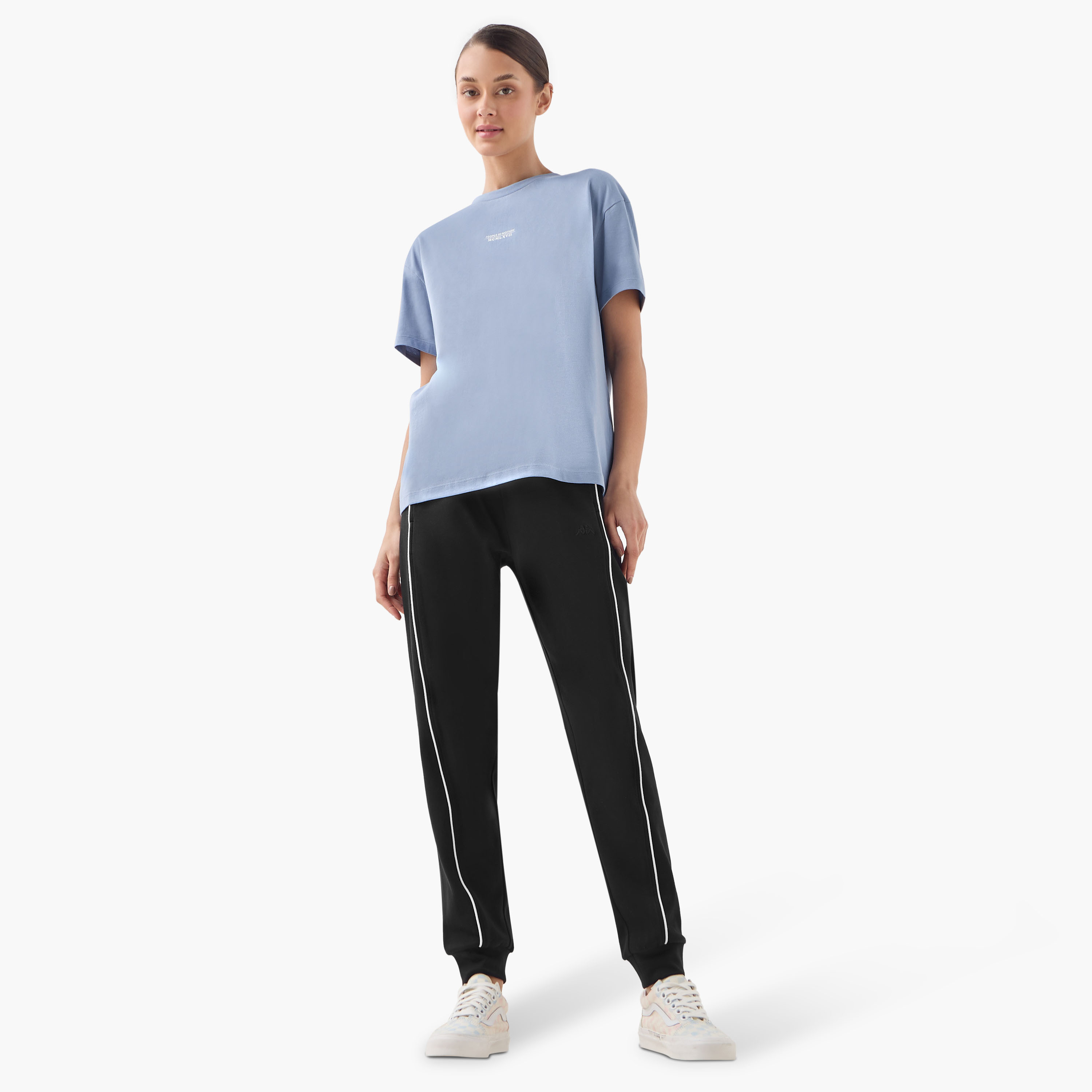 Kappa Logo Detail T-shirt-sports-women-clothing-tshirtsandvests-image-2