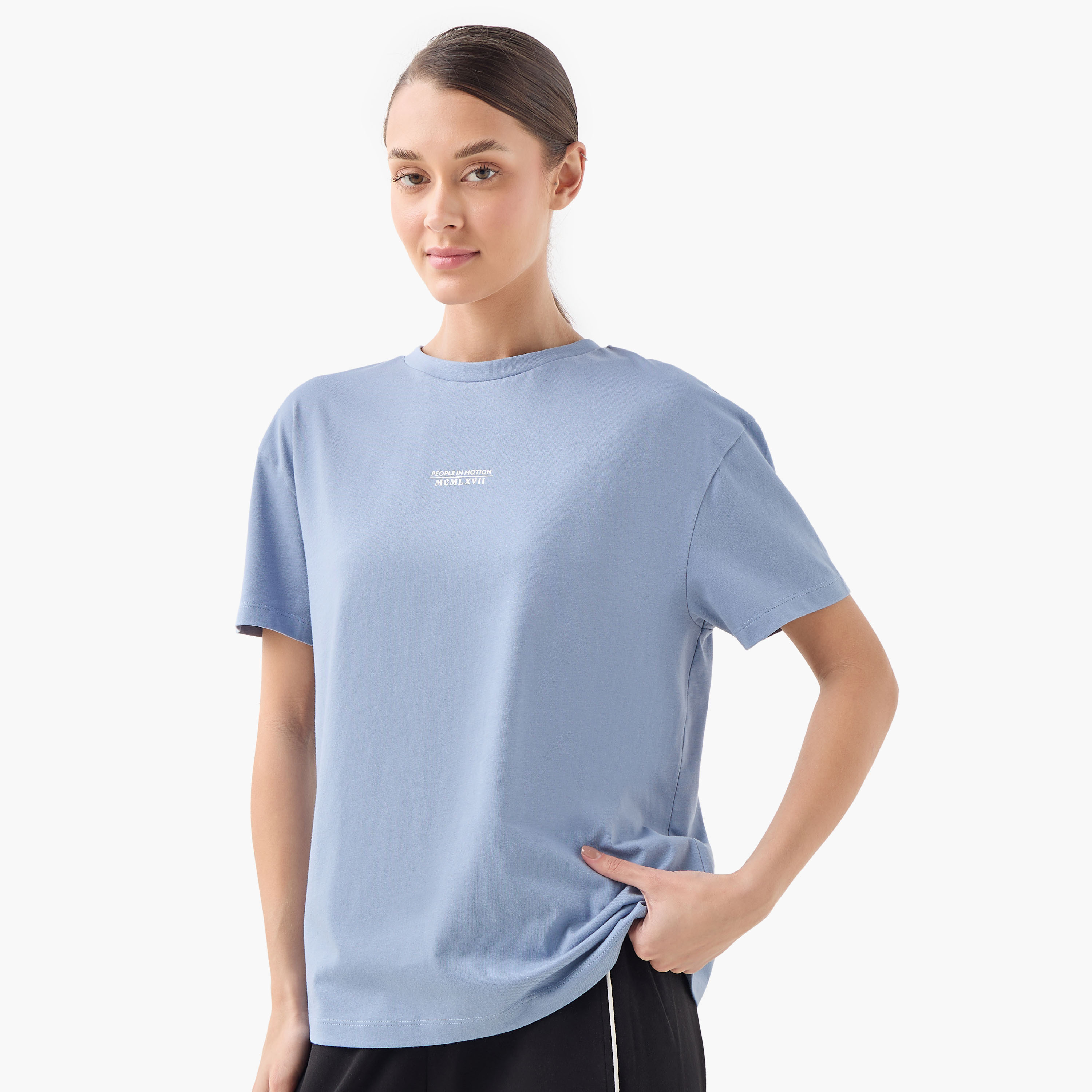 Kappa Logo Detail T-shirt-sports-women-clothing-tshirtsandvests-image-3