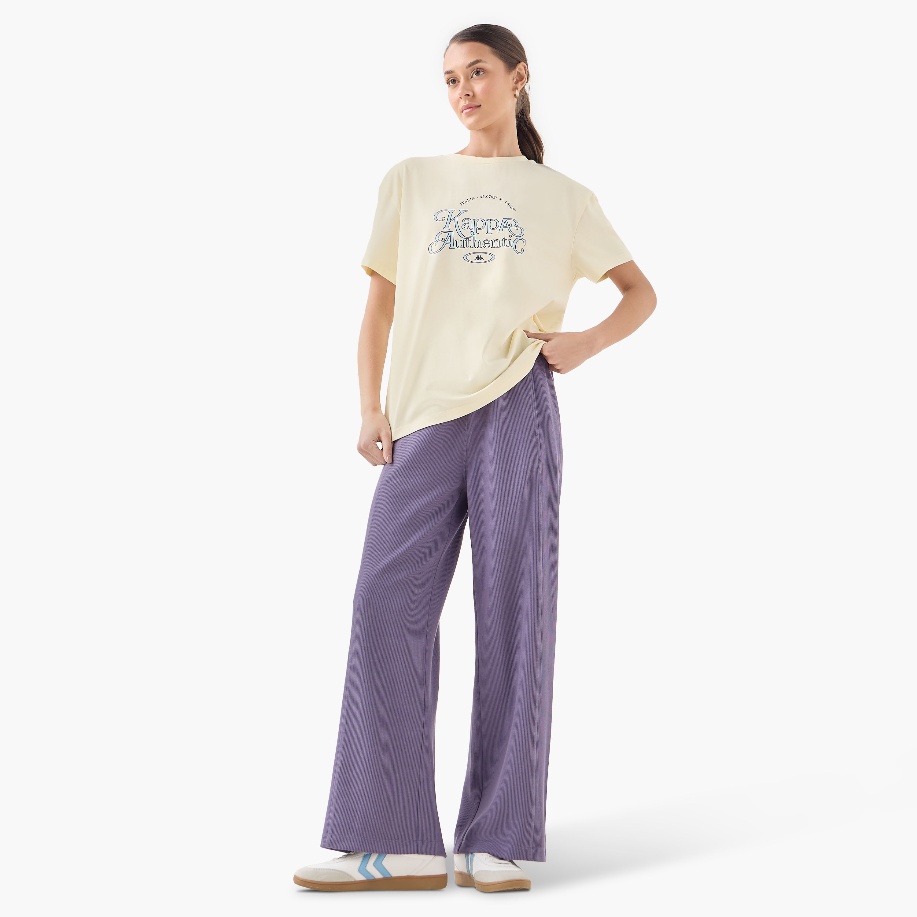 Kappa Logo Detail T-shirt-sports-women-clothing-tshirtsandvests-image-2