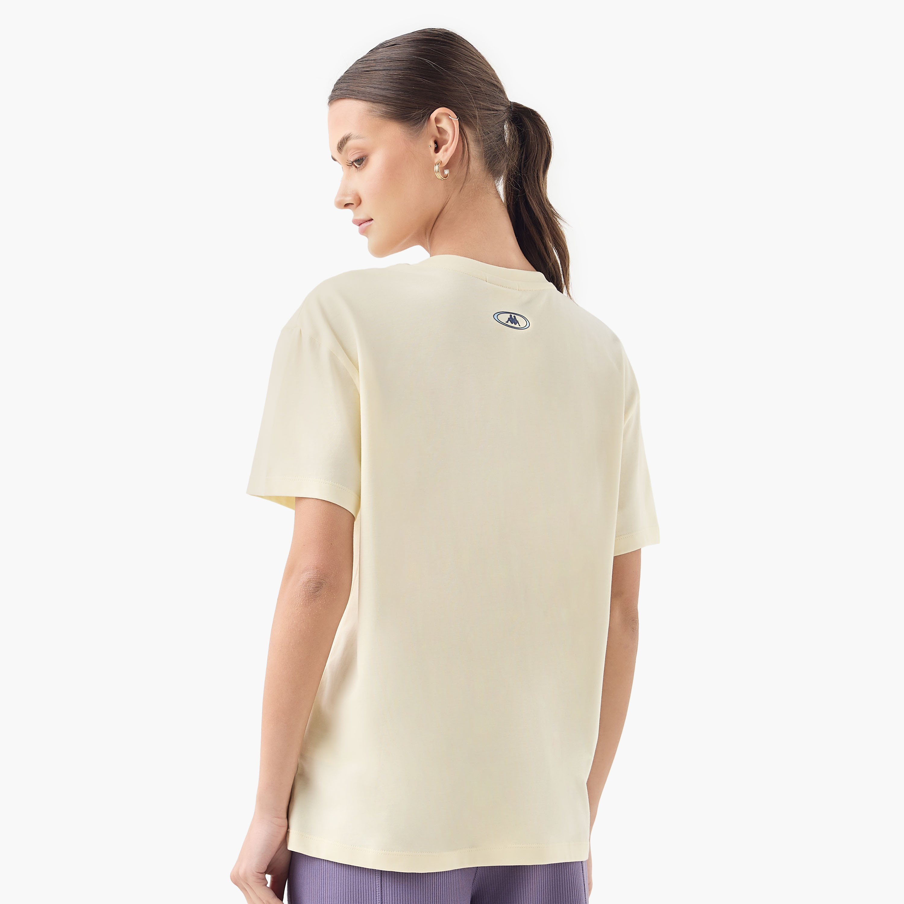 Kappa Logo Detail T-shirt-sports-women-clothing-tshirtsandvests-image-3