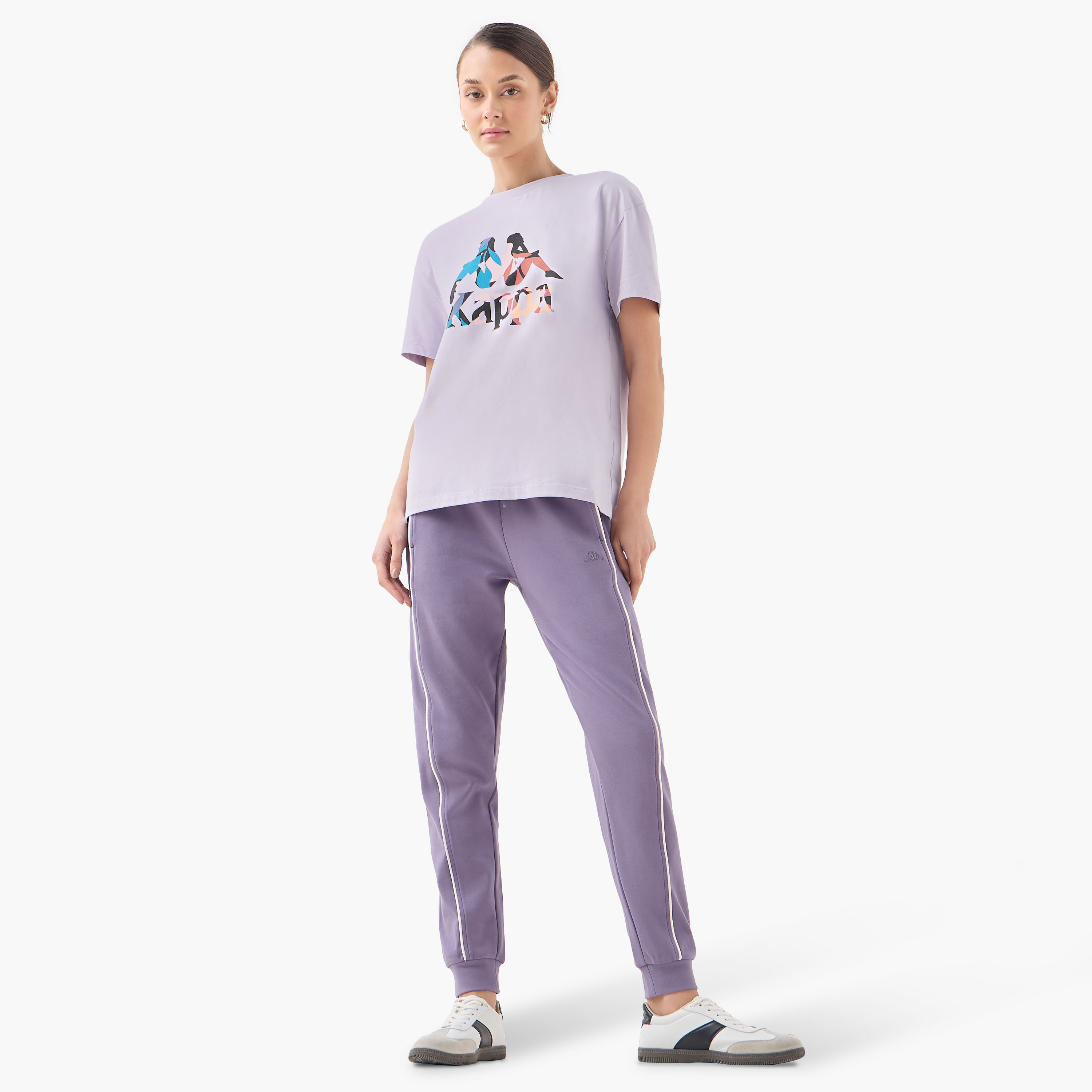 Kappa Logo Detail T-shirt-sports-women-clothing-tshirtsandvests-image-2