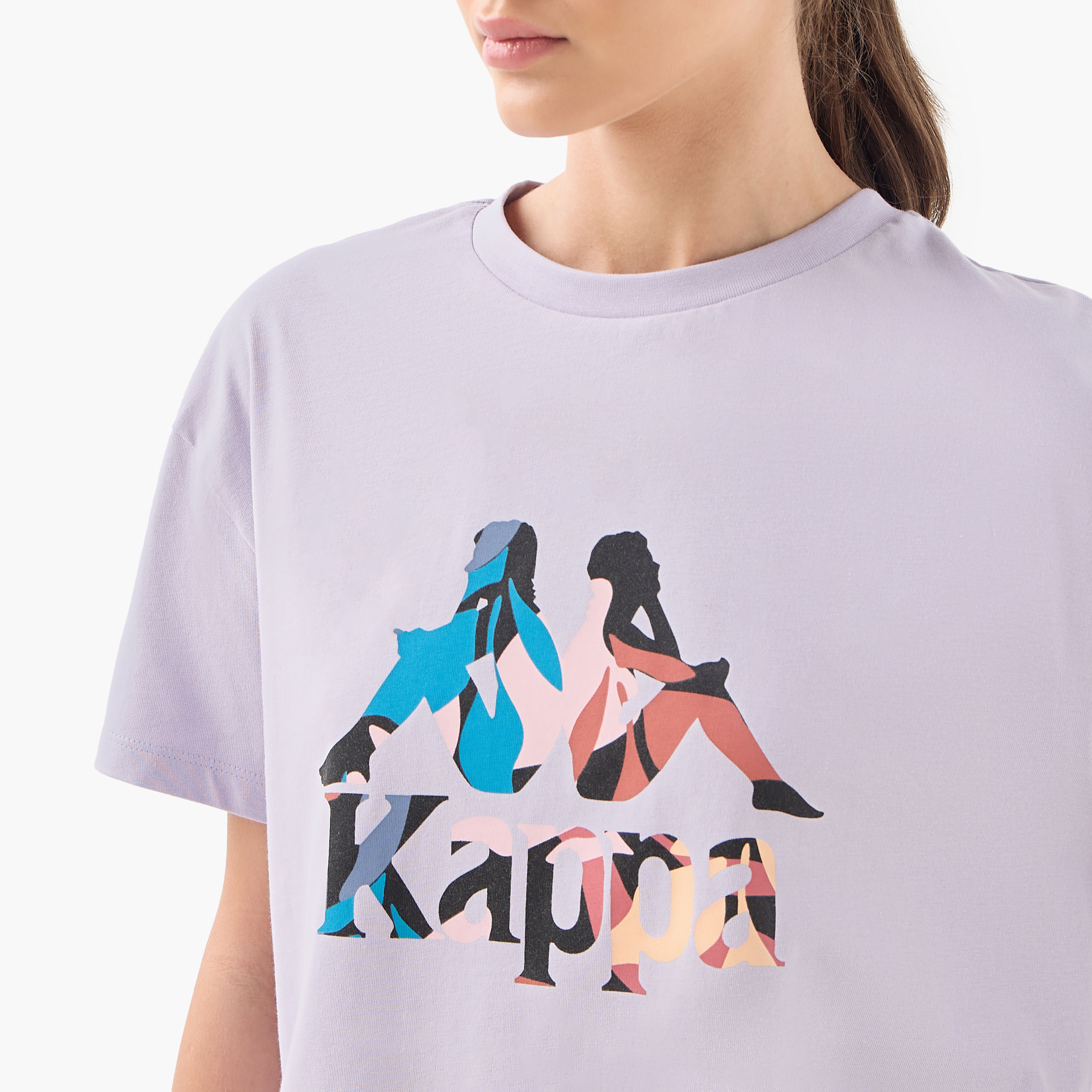 Kappa Logo Detail T-shirt-sports-women-clothing-tshirtsandvests-image-4
