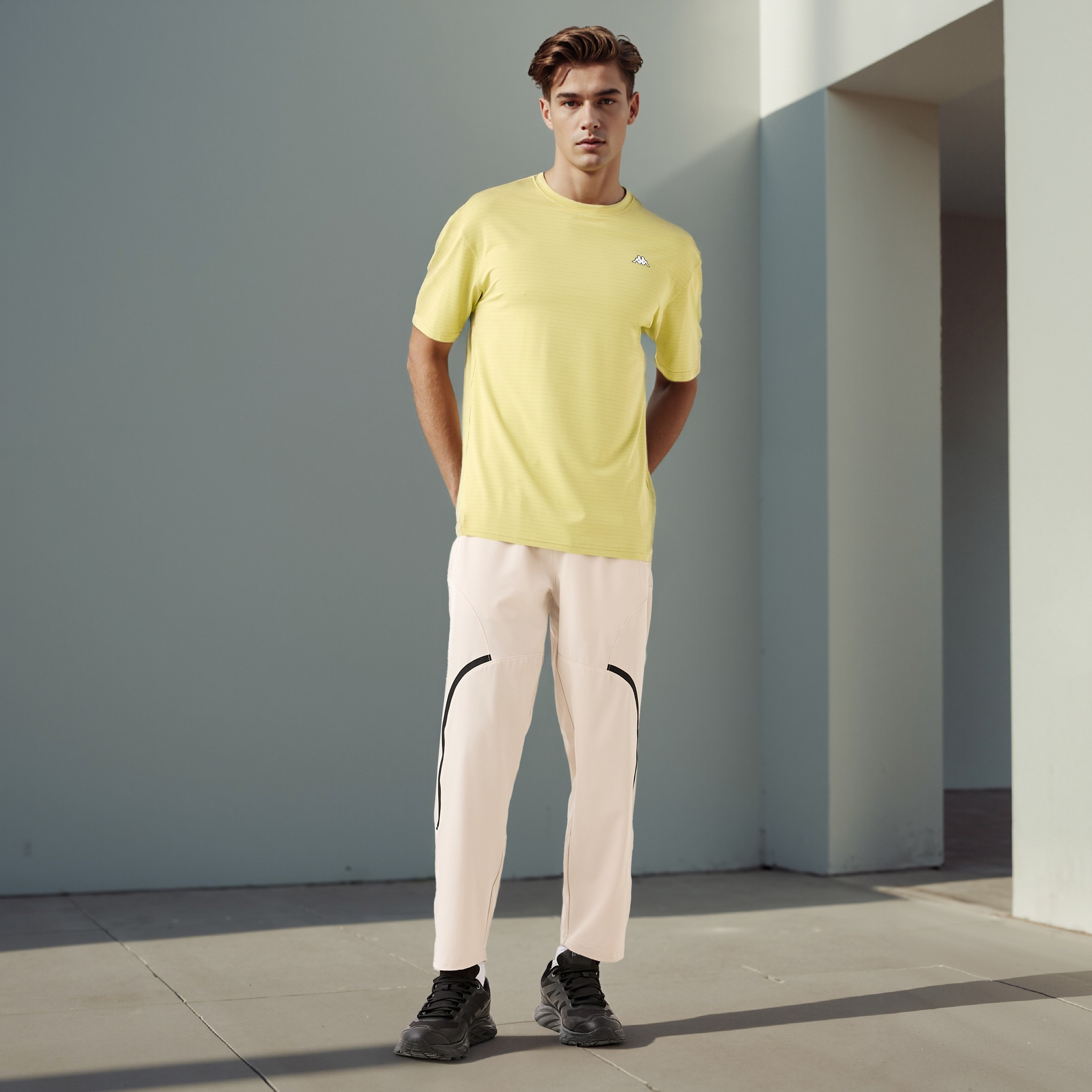Kappa Track Pants with Contrast Detailing-women-clothing-bottoms-joggers-image-2