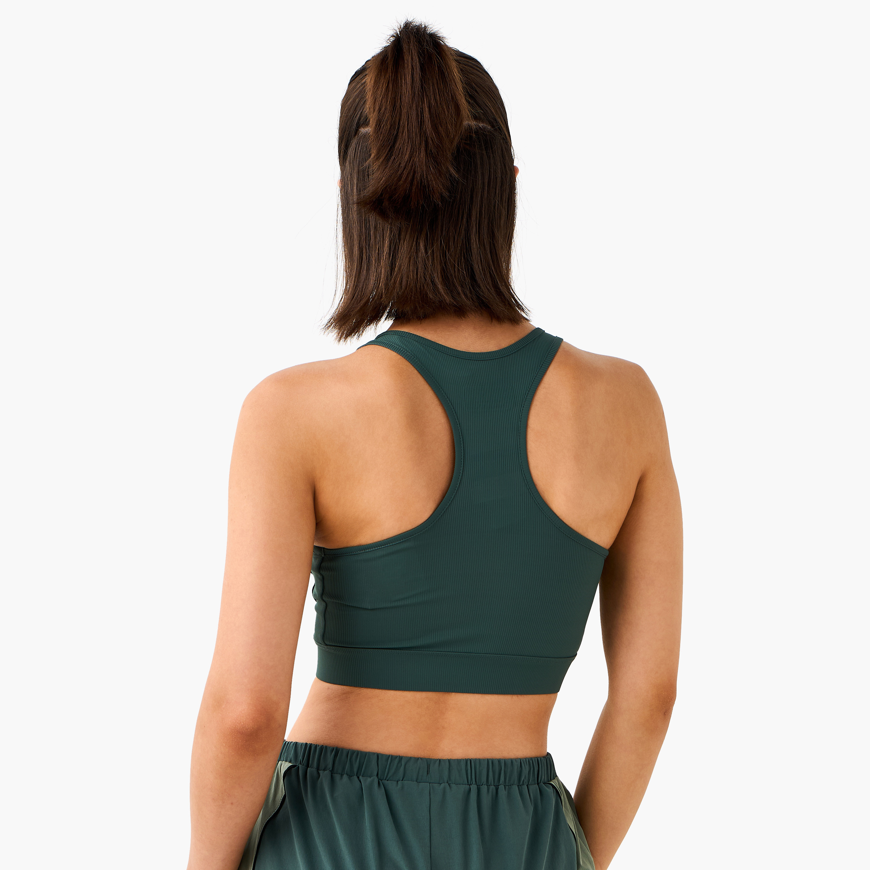 Kappa Racerback Sports Bra with Zip Detail-sports-women-clothing-sportsbras-image-3