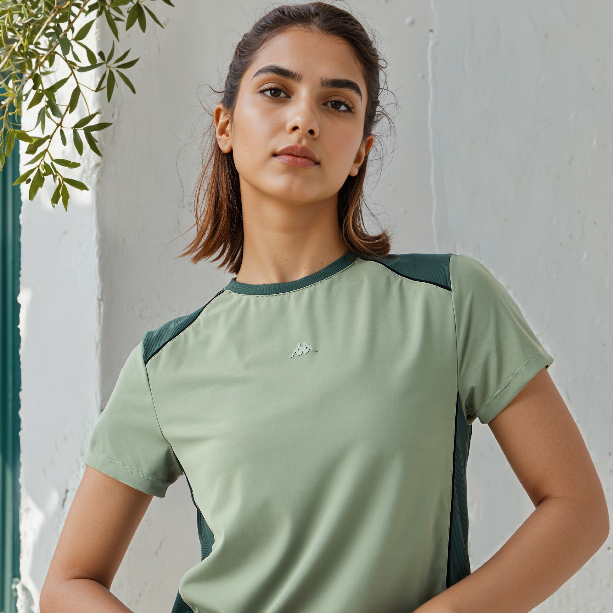 Kappa Colourblock Crew Neck T-shirt-women-clothing-tshirts-image-4