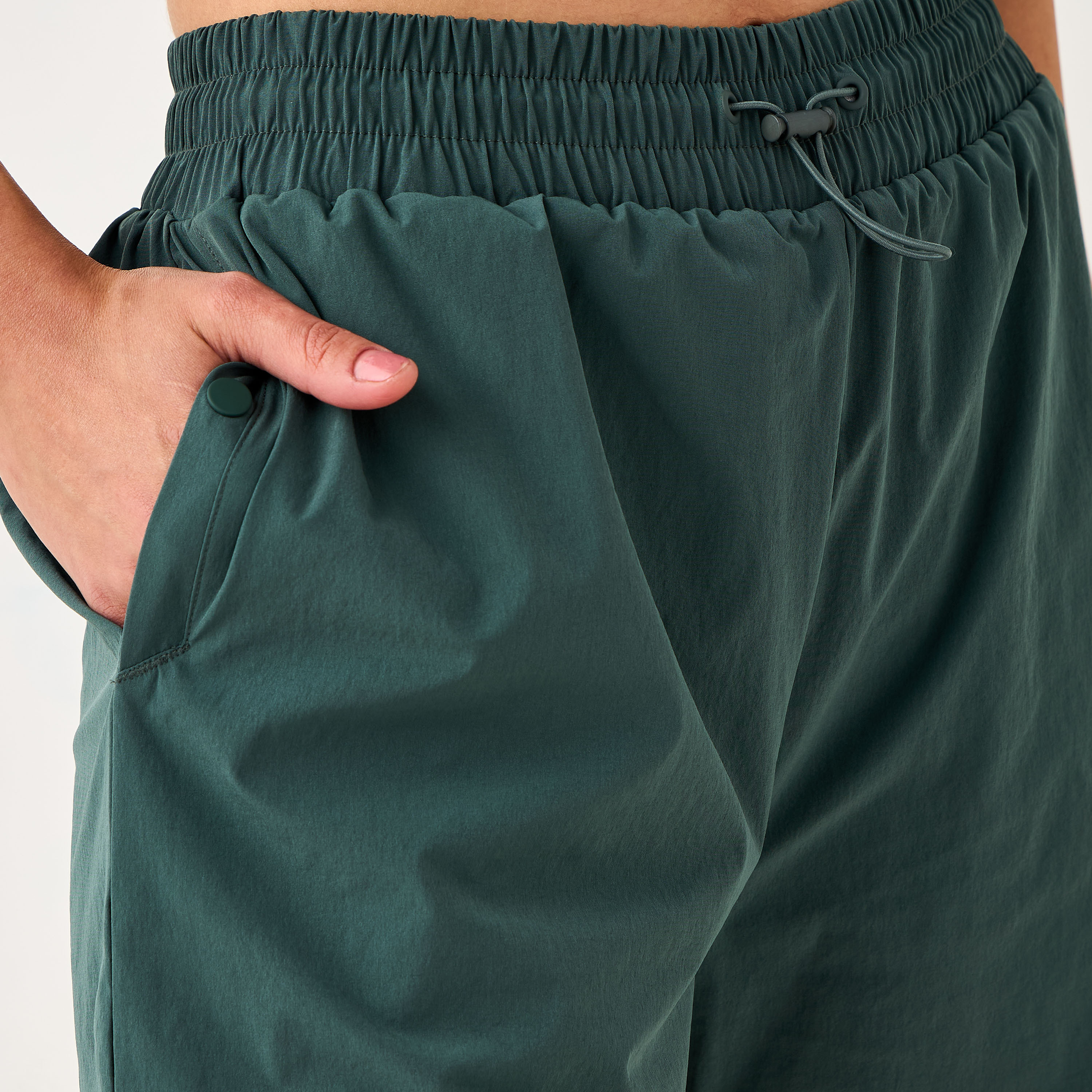 Kappa Logo Detail Shorts with Pocket-women-clothing-bottoms-shorts-image-4