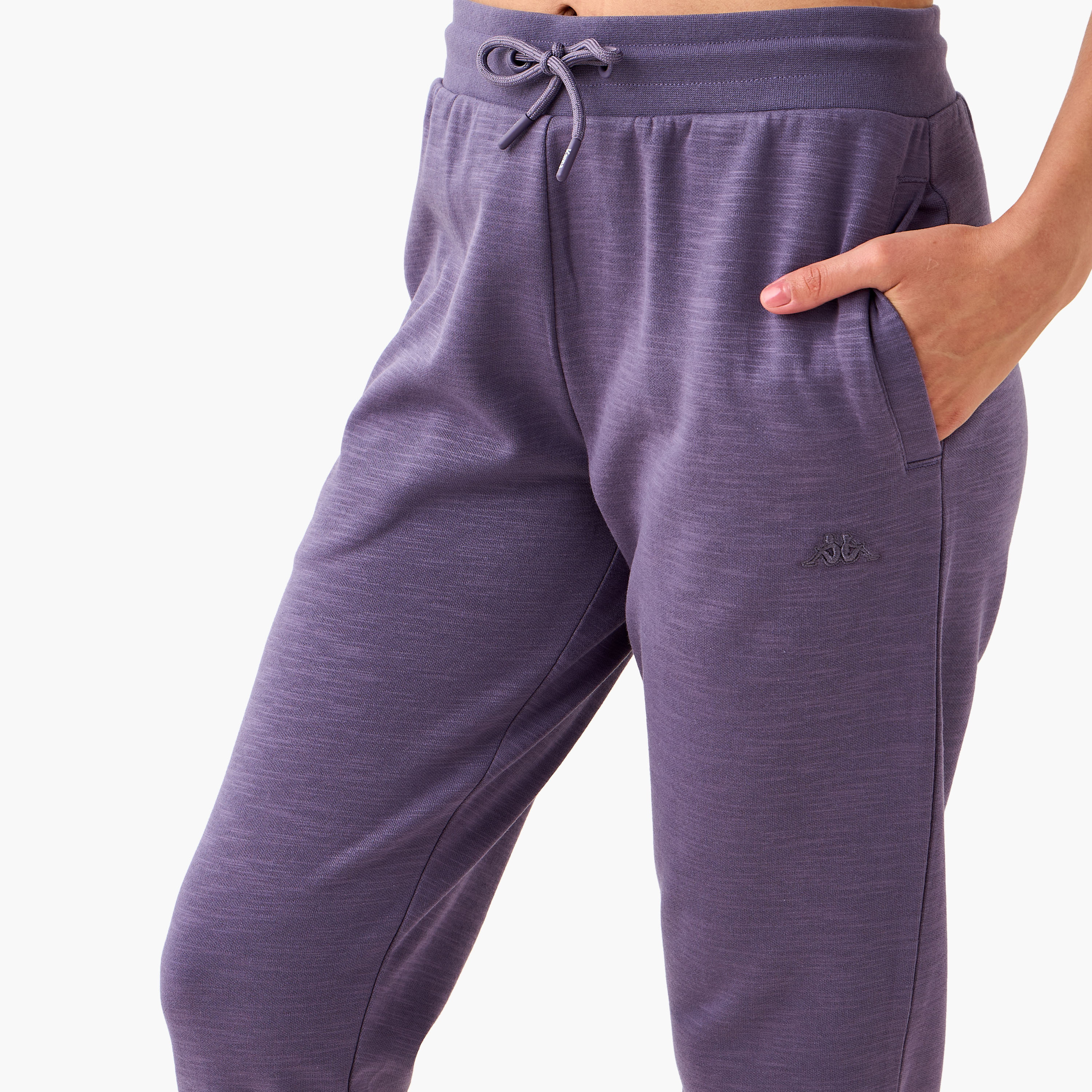 Kappa Logo Detail Joggers with Drawstring Closure-women-clothing-bottoms-joggers-image-4