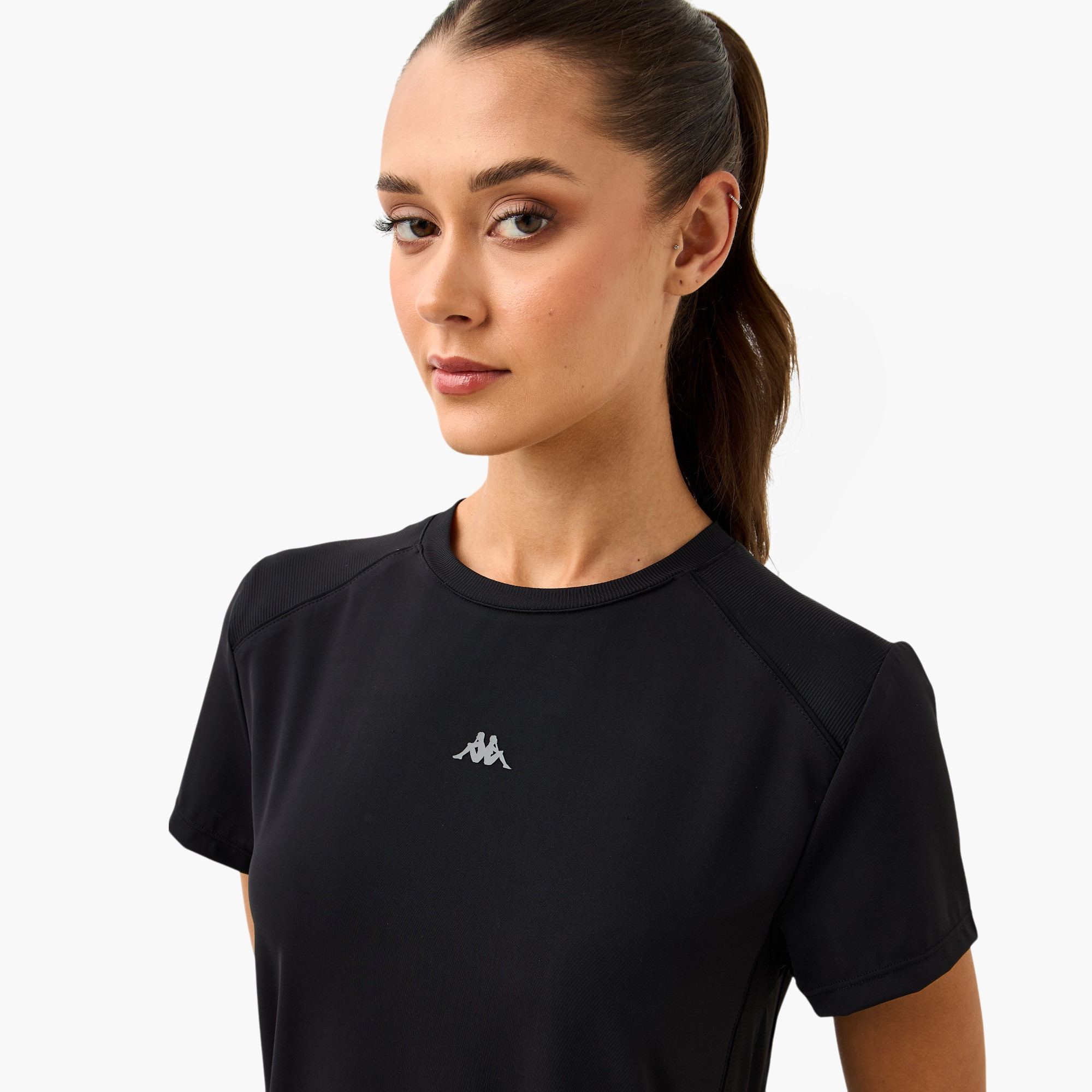 Kappa Logo Print T-shirt-women-clothing-tshirts-image-4