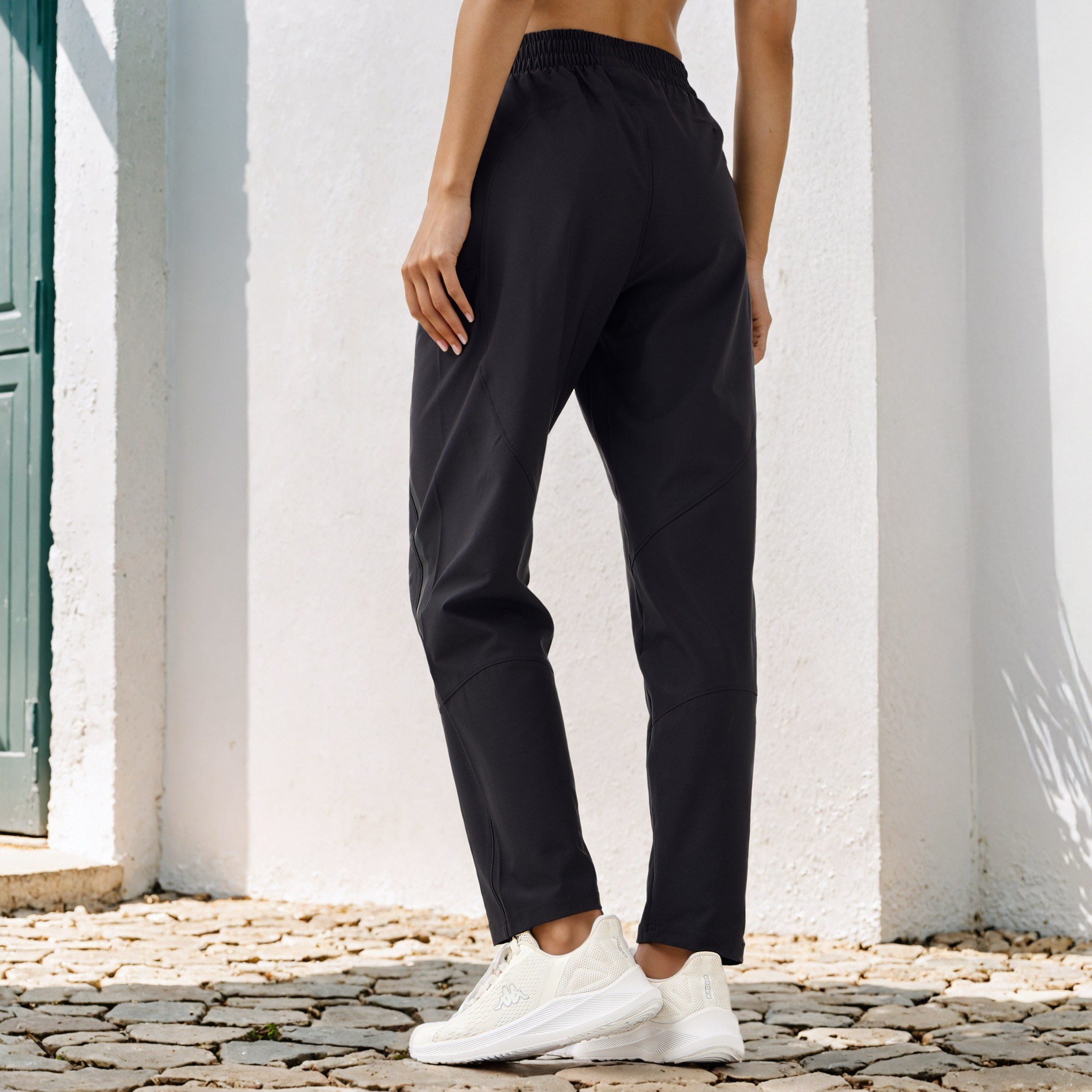 Kappa Logo Detail Pants with Pockets-women-clothing-bottoms-joggers-image-3