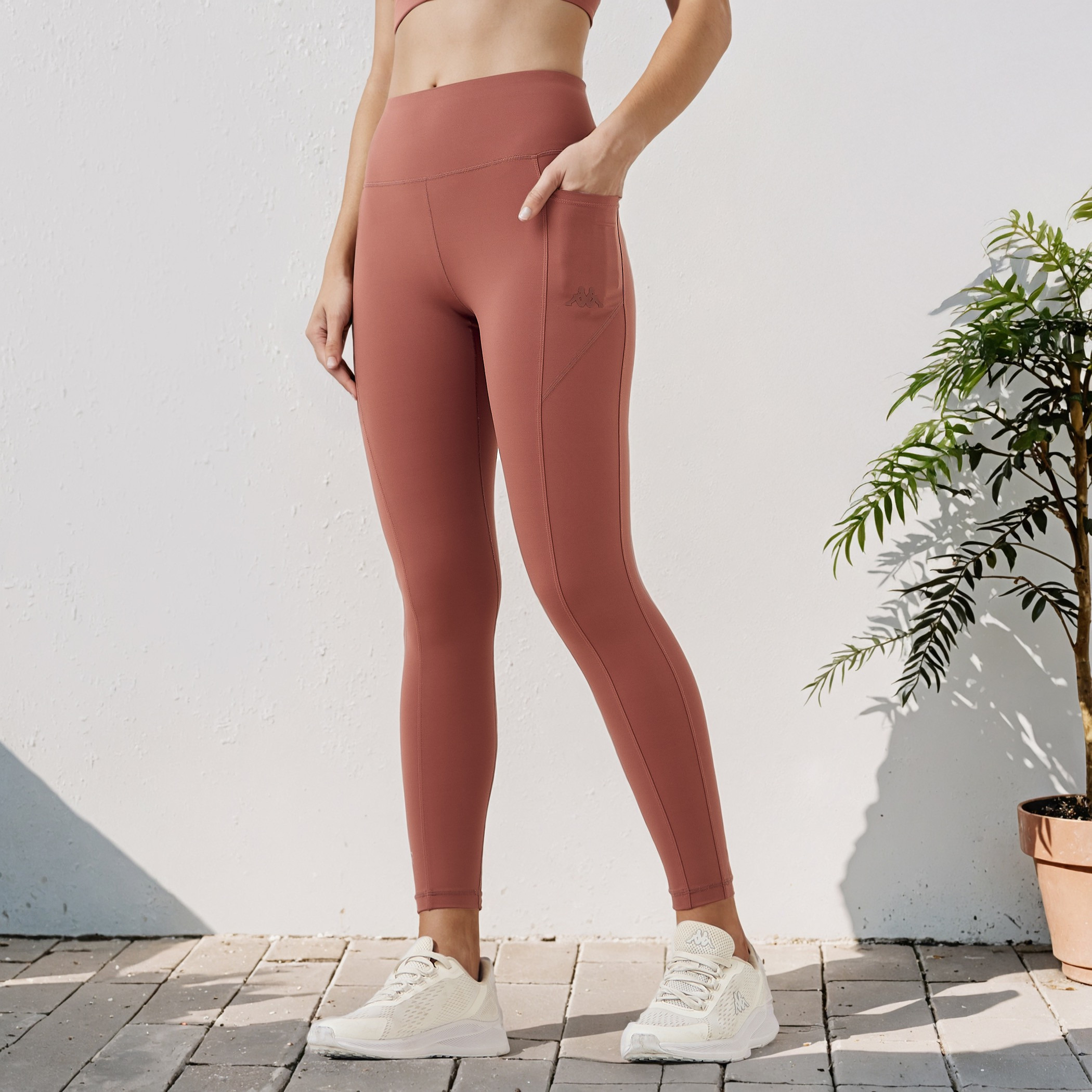 Kappa Panelled Leggings with Pocket-sports-women-clothing-activewearleggings-image-1