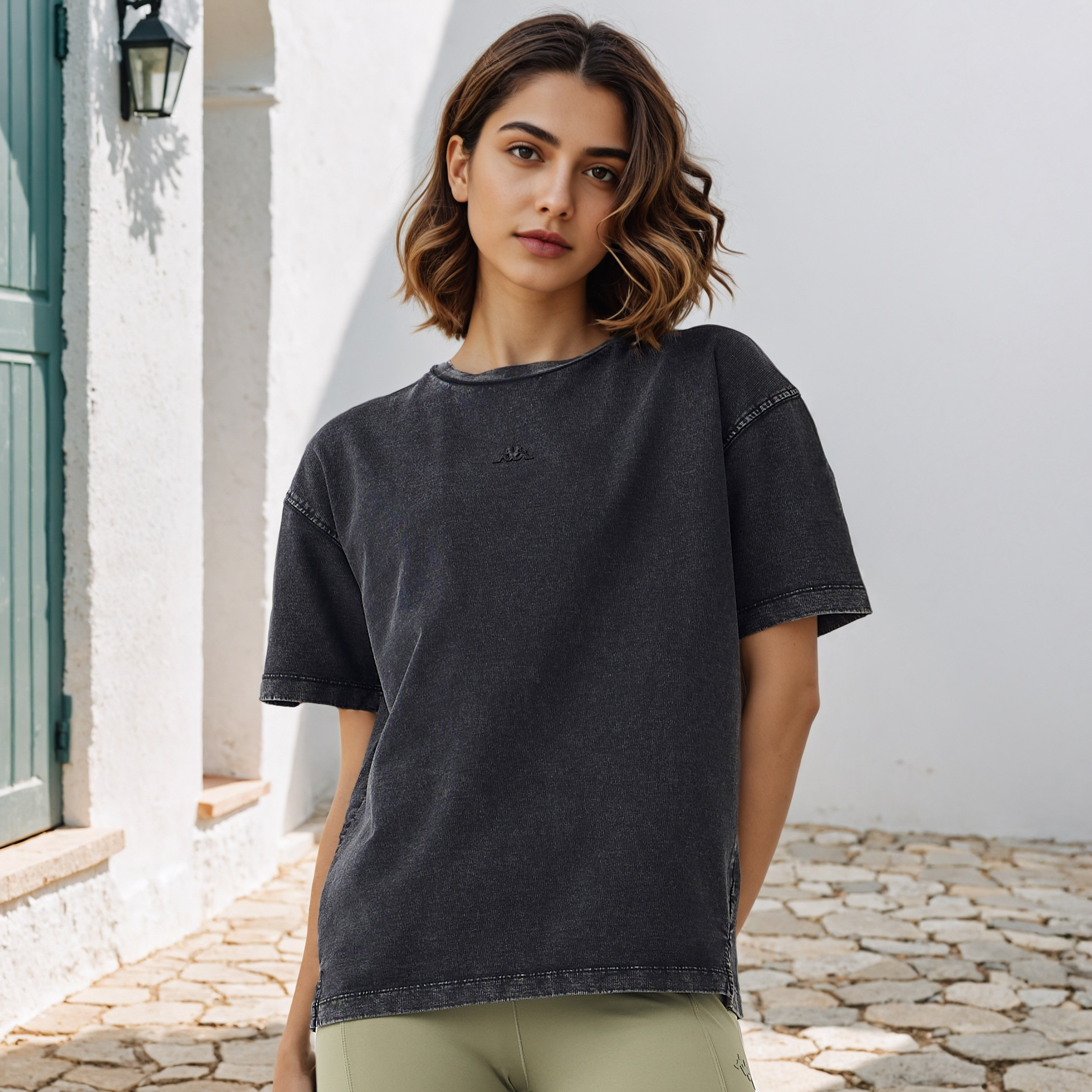 Kappa Piping Detail T-shirt-sports-women-clothing-tshirtsandvests-image-1