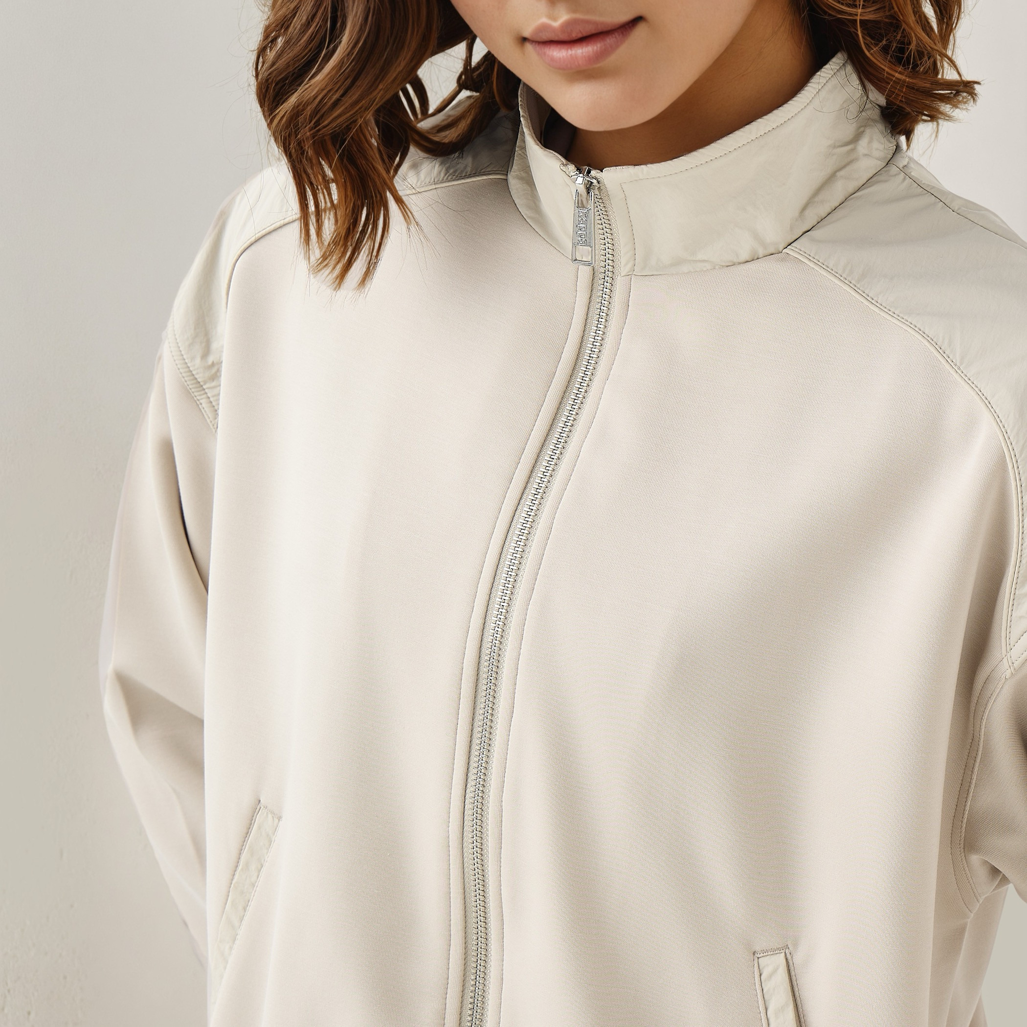 Kappa Regular Fit Zip Through Jacket-women-clothing-sportswearandactivewear-coatsandjackets-jackets-image-4