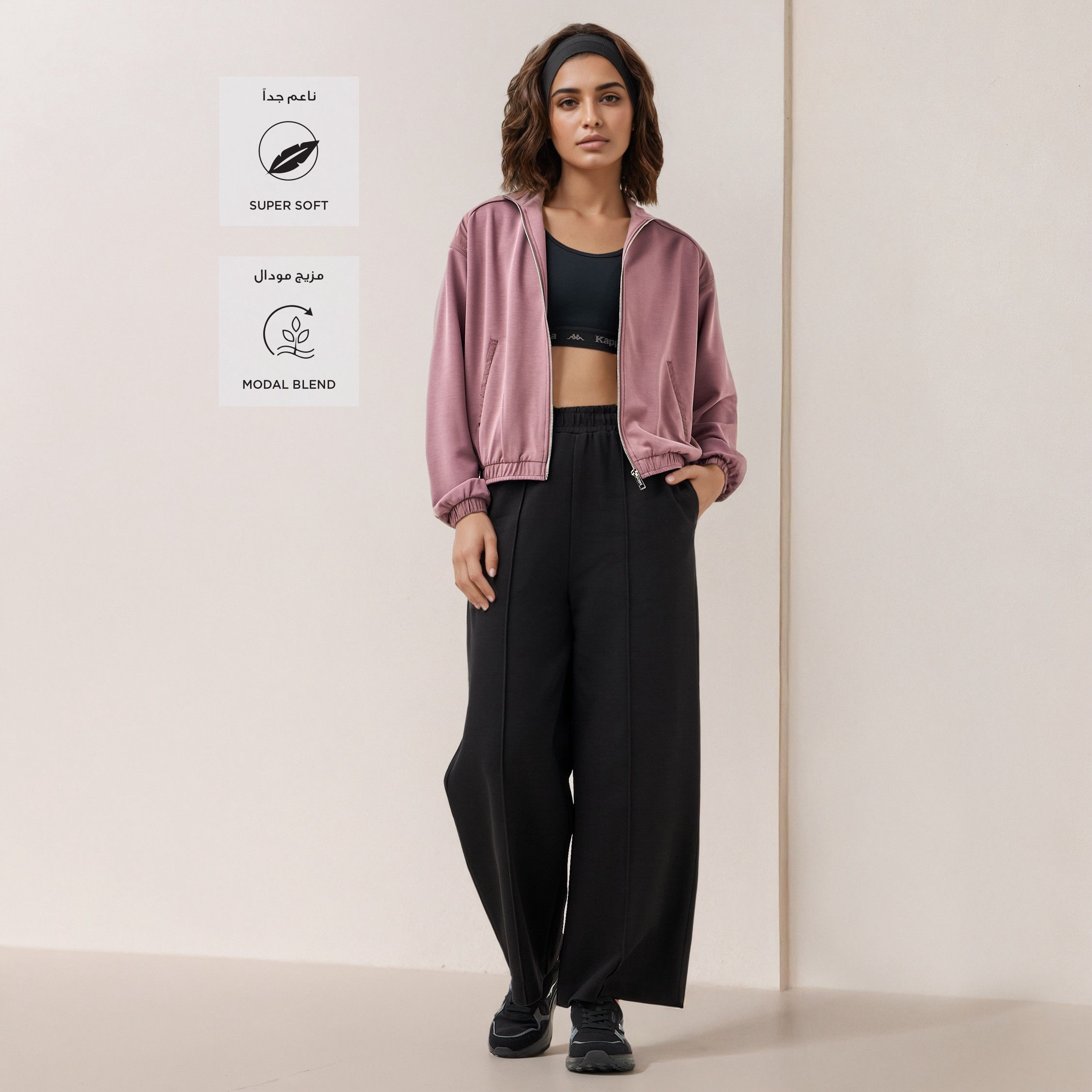 Kappa Regular Fit Zip Through Jacket-sports-women-clothing-coatsandjackets-jackets-image-8