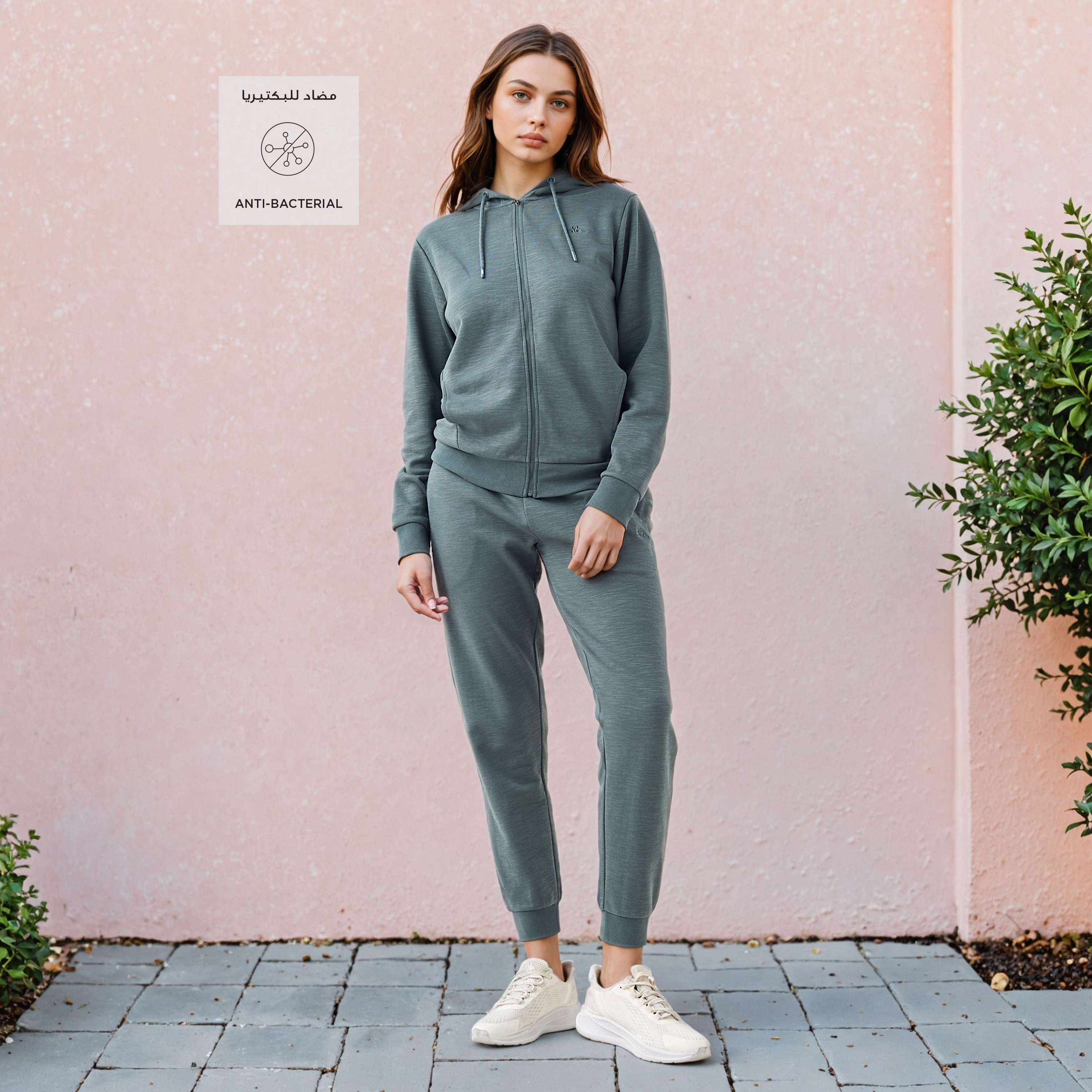 Kappa Regular Fit Joggers with Drawstring Closure and Pockets-women-clothing-bottoms-joggers-image-2