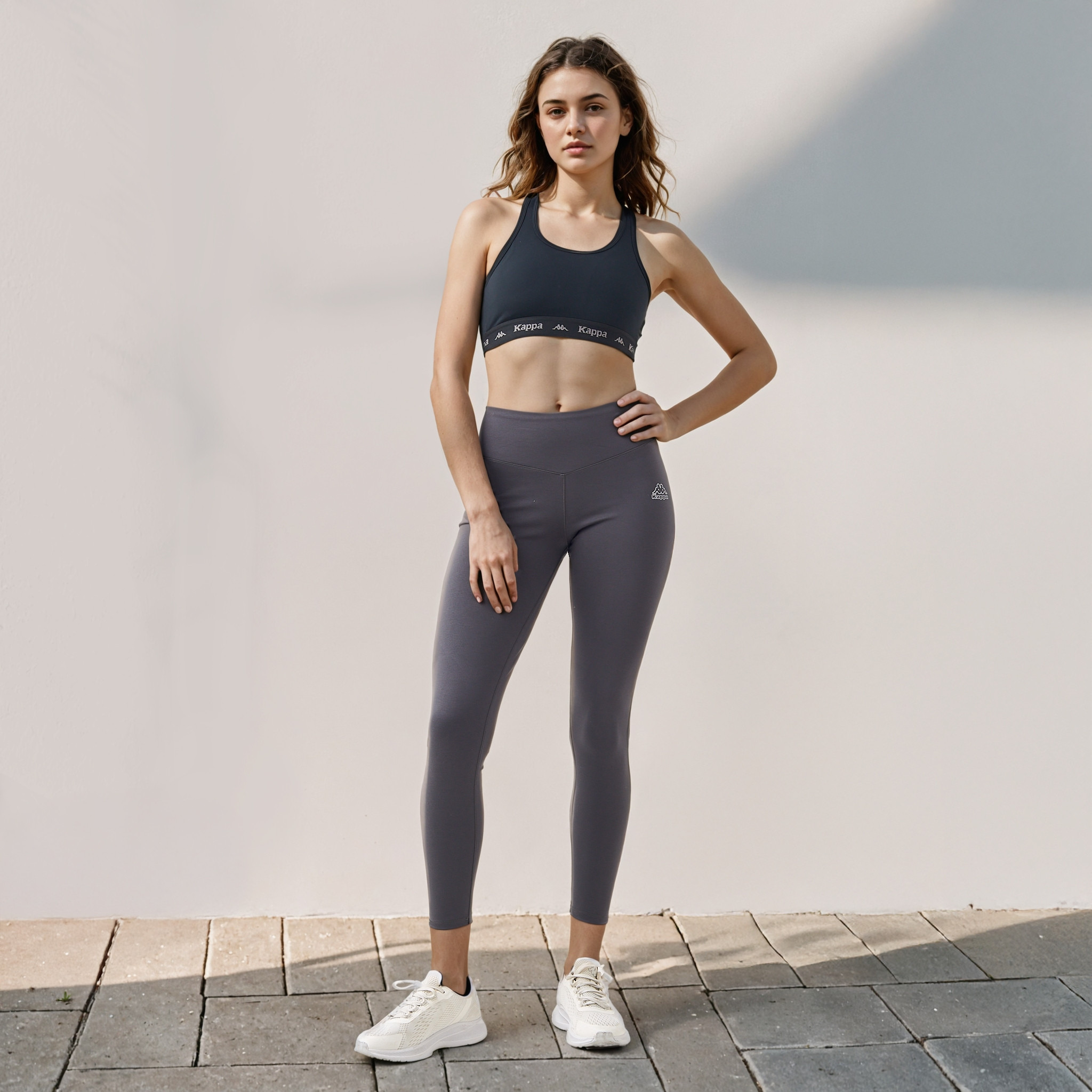 Kappa Logo Print Leggings-sports-women-clothing-activewearleggings-image-2