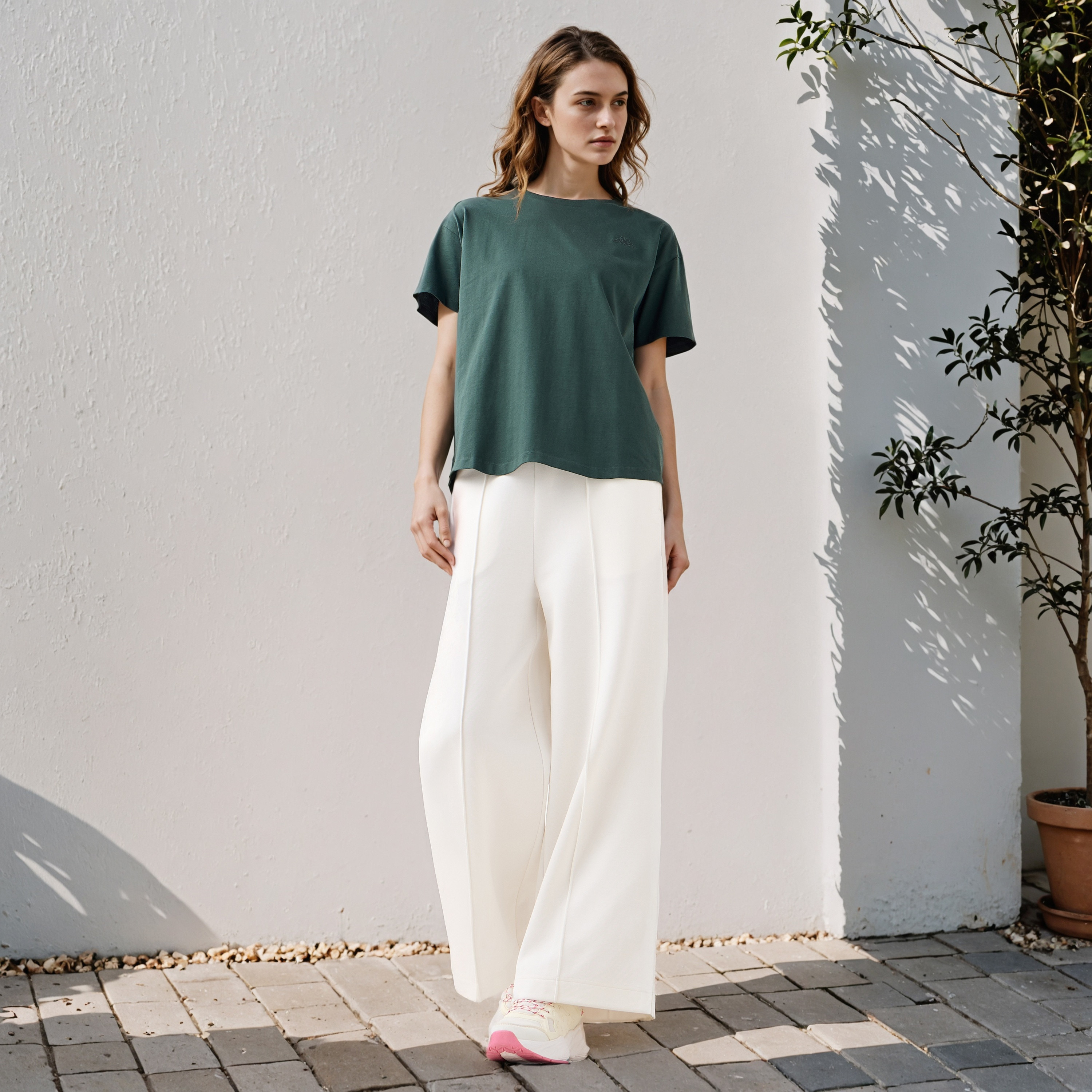 تيشيرت بقصة عادية من كابا-women-clothing-tshirts-image-2