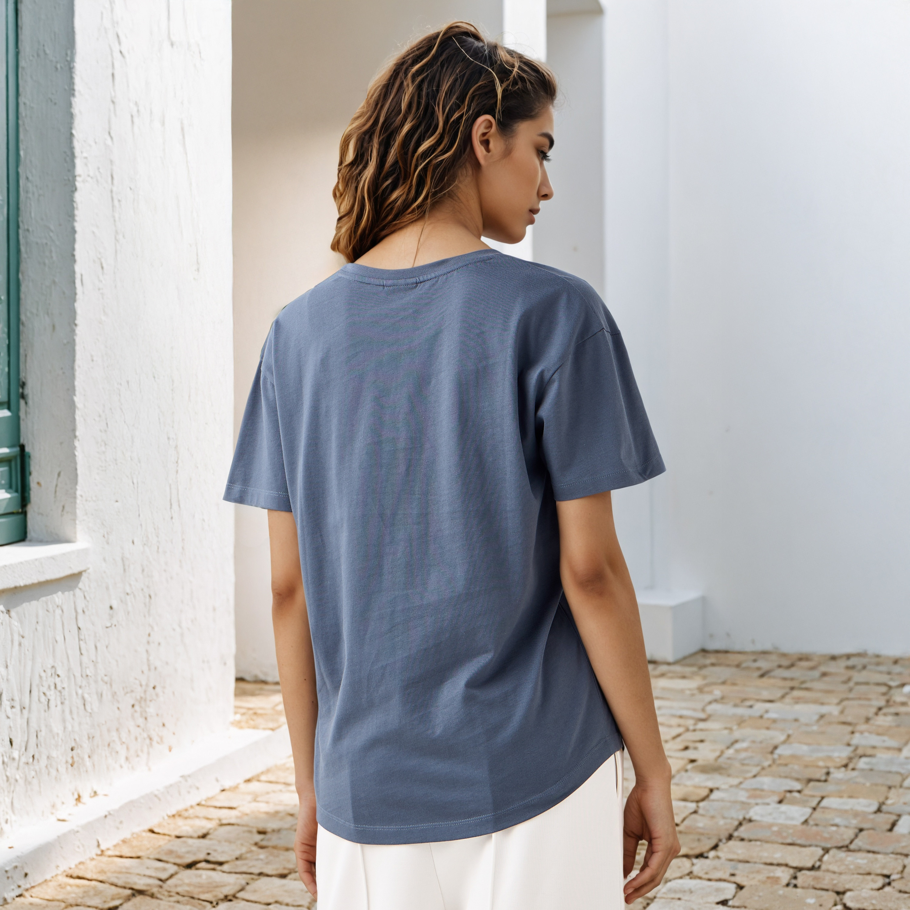 تيشيرت بقصة عادية من كابا-women-clothing-tshirts-image-3