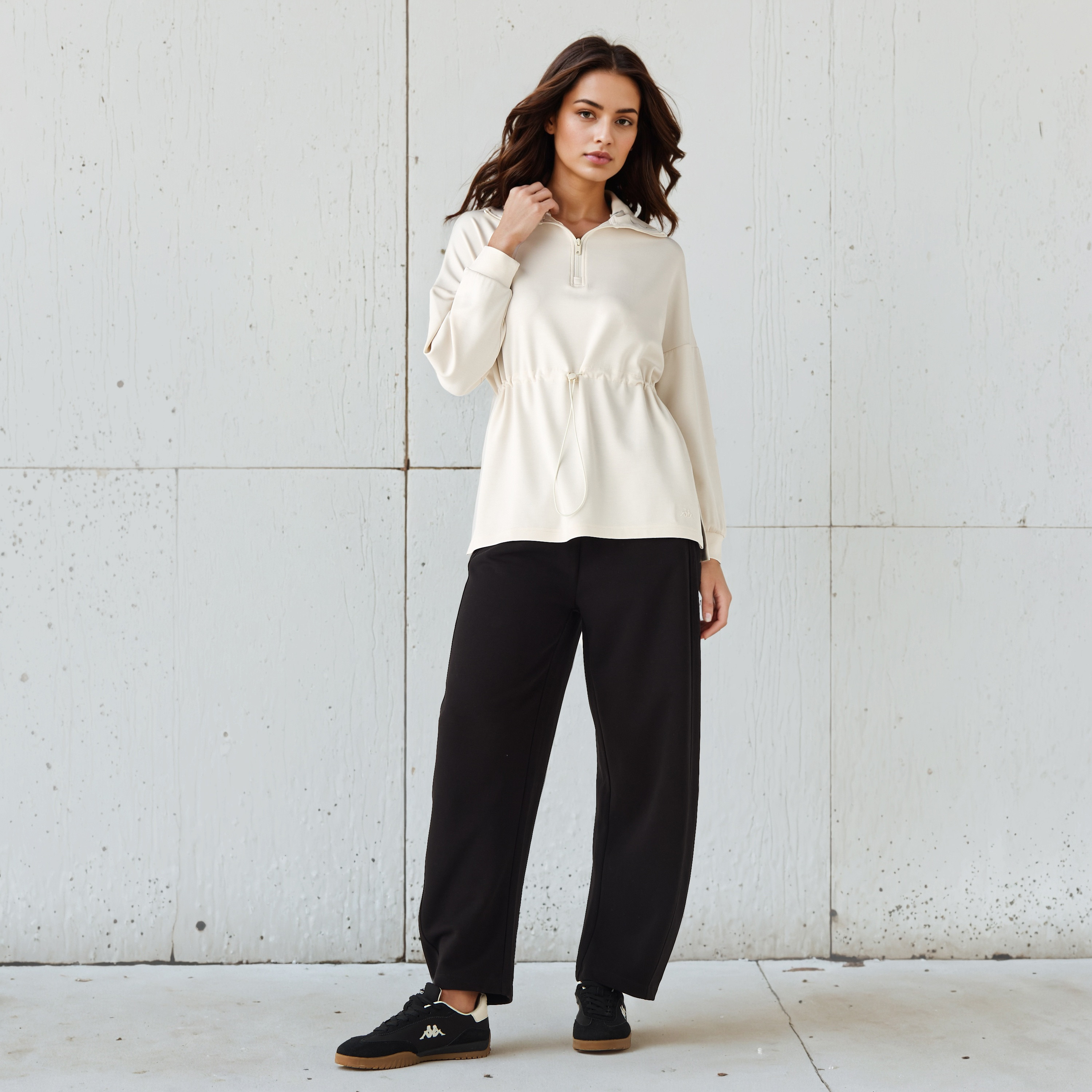 Kappa High Neck Sweatshirt-women-clothing-sportswearandactivewear-hoodiesandsweatshirts-image-2