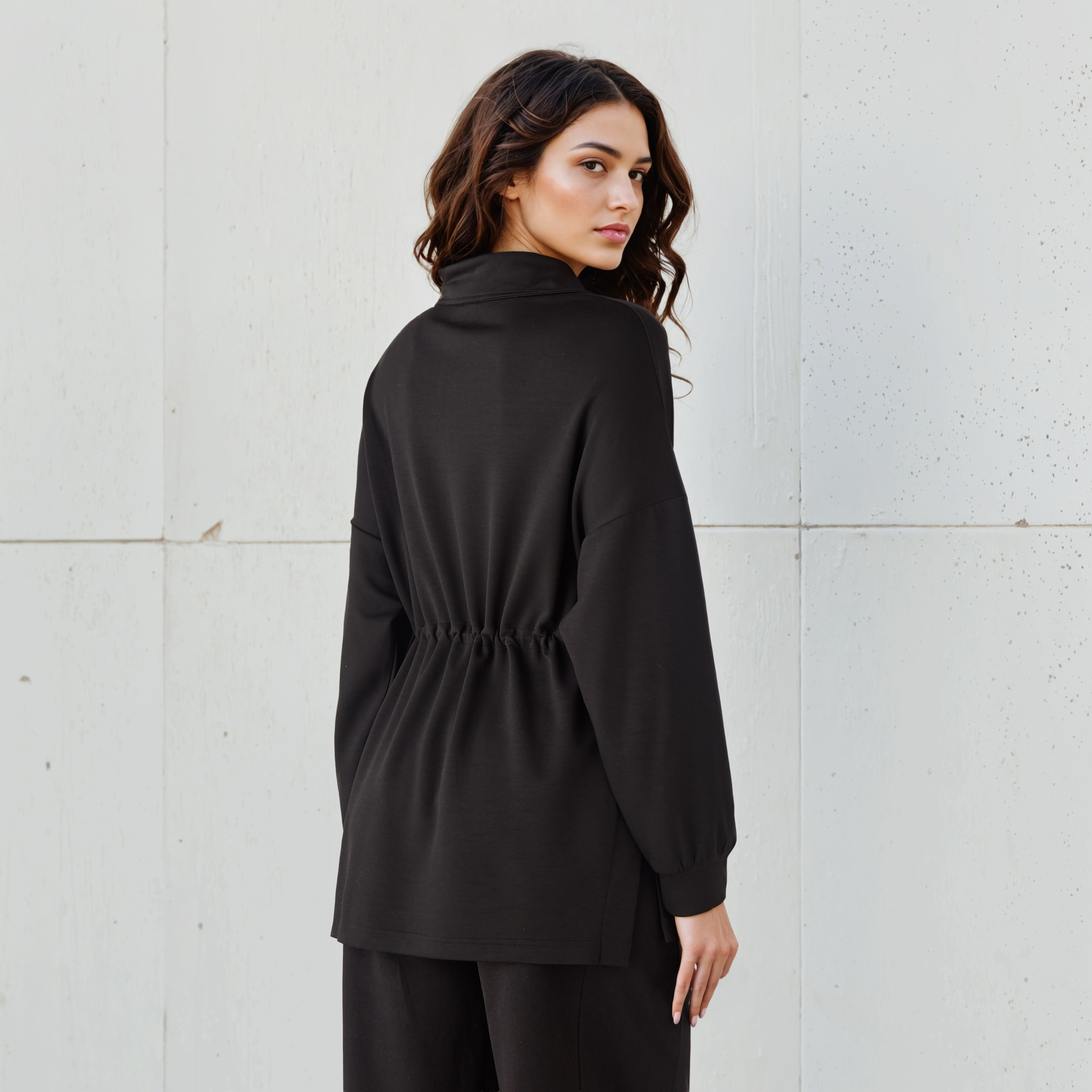 سويت شيرت بياقة عالية من كابا-women-clothing-hoodiesandsweatshirts-sweatshirts-image-9