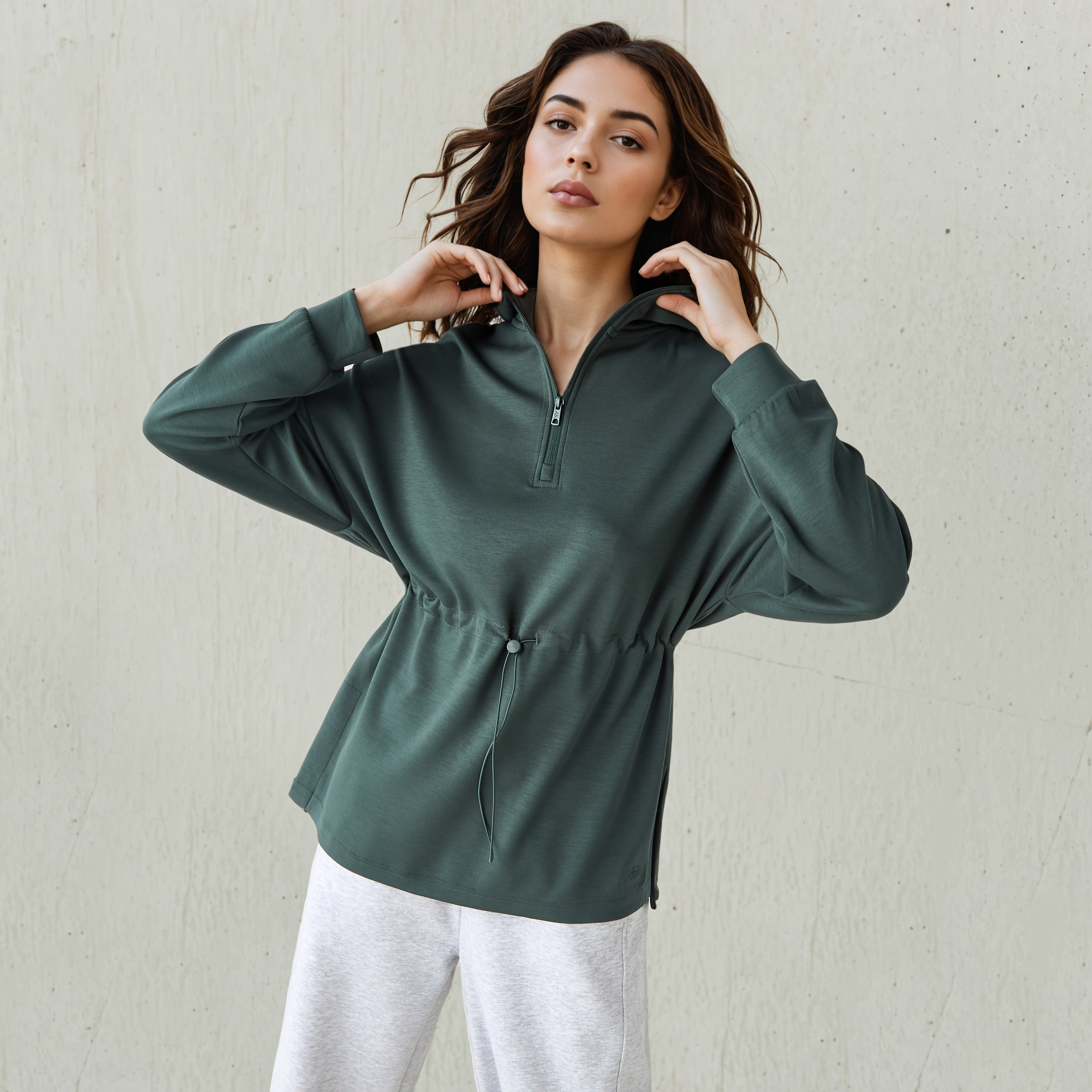 Kappa High Neck Sweatshirt-women-clothing-sportswearandactivewear-hoodiesandsweatshirts-image-1