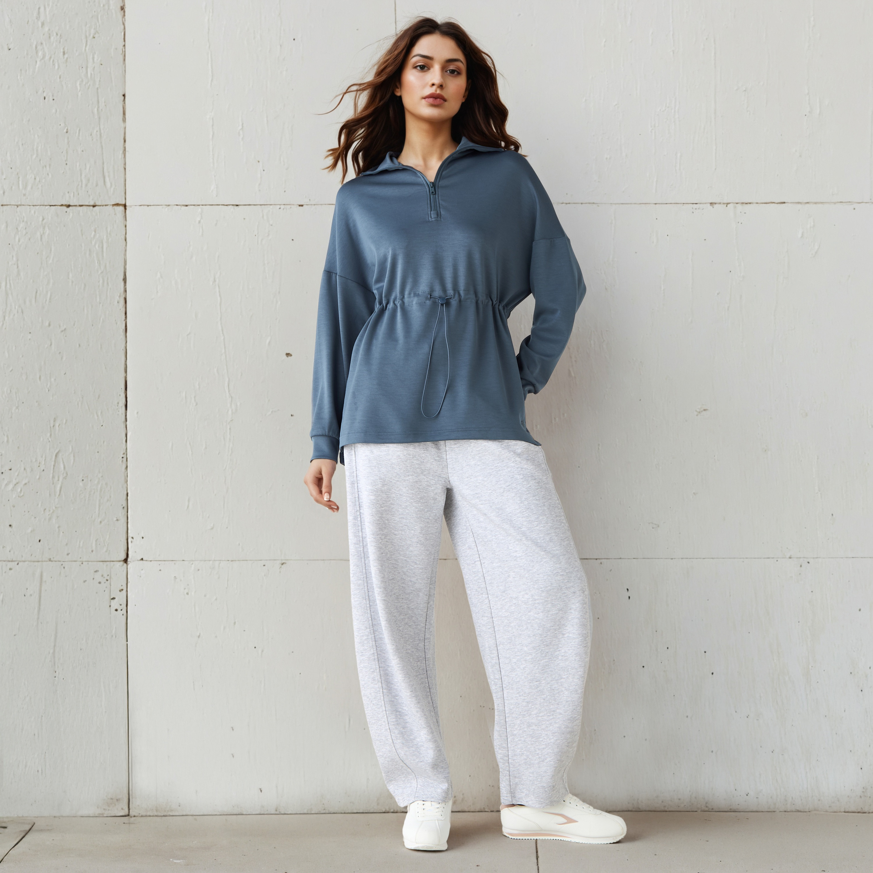 Kappa High Neck Sweatshirt-women-clothing-sportswearandactivewear-hoodiesandsweatshirts-image-2