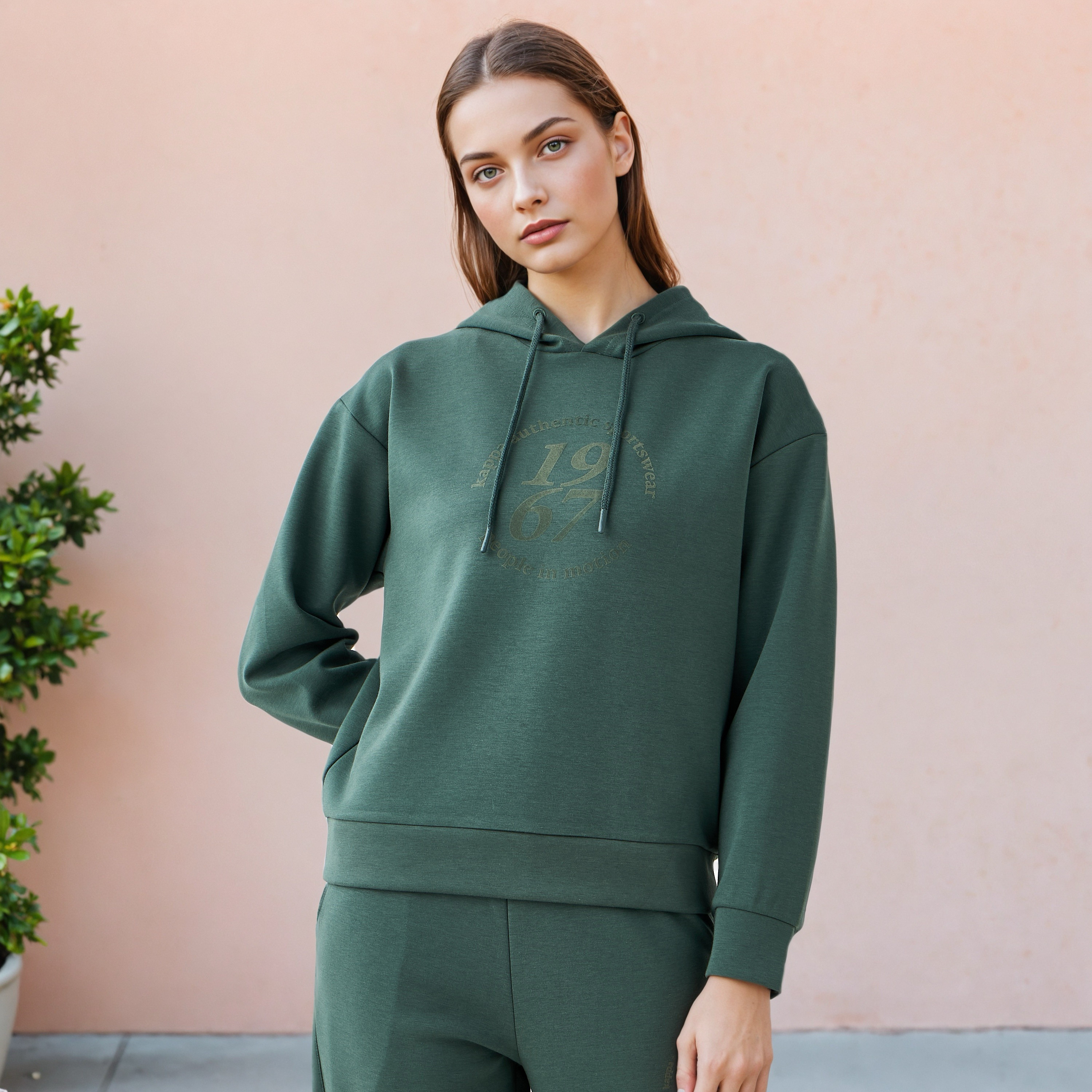 Kappa Women Printed Hooded Sweatshirt-women-clothing-sportswearandactivewear-hoodiesandsweatshirts-image-1