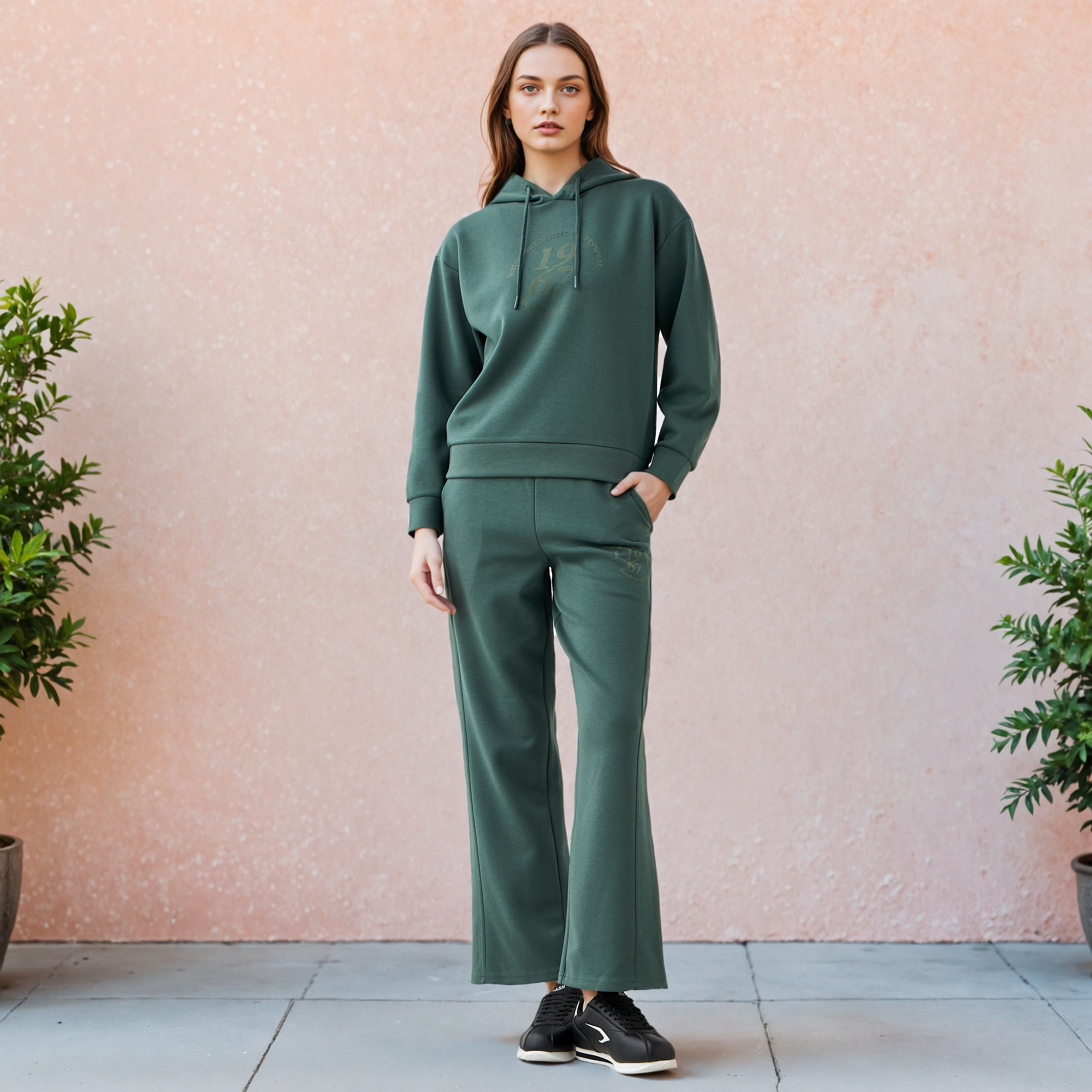 Kappa Women Printed Hooded Sweatshirt-women-clothing-sportswearandactivewear-hoodiesandsweatshirts-image-2