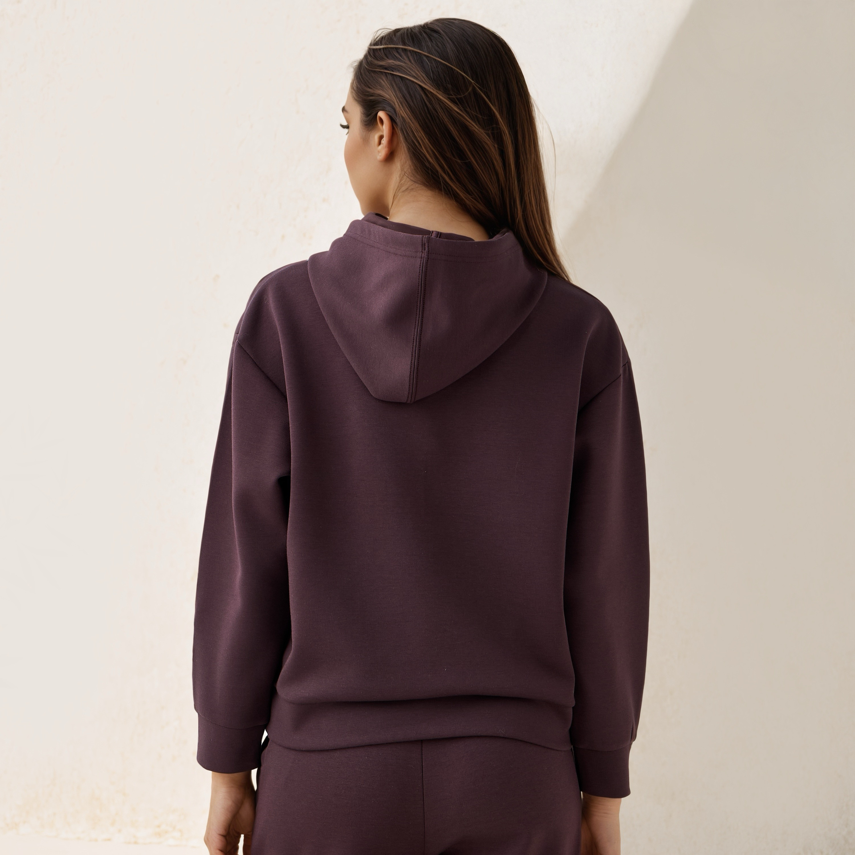 سويت شيرت بقبعة وطبعات للنساء من كابا-women-clothing-hoodiesandsweatshirts-sweatshirts-image-3