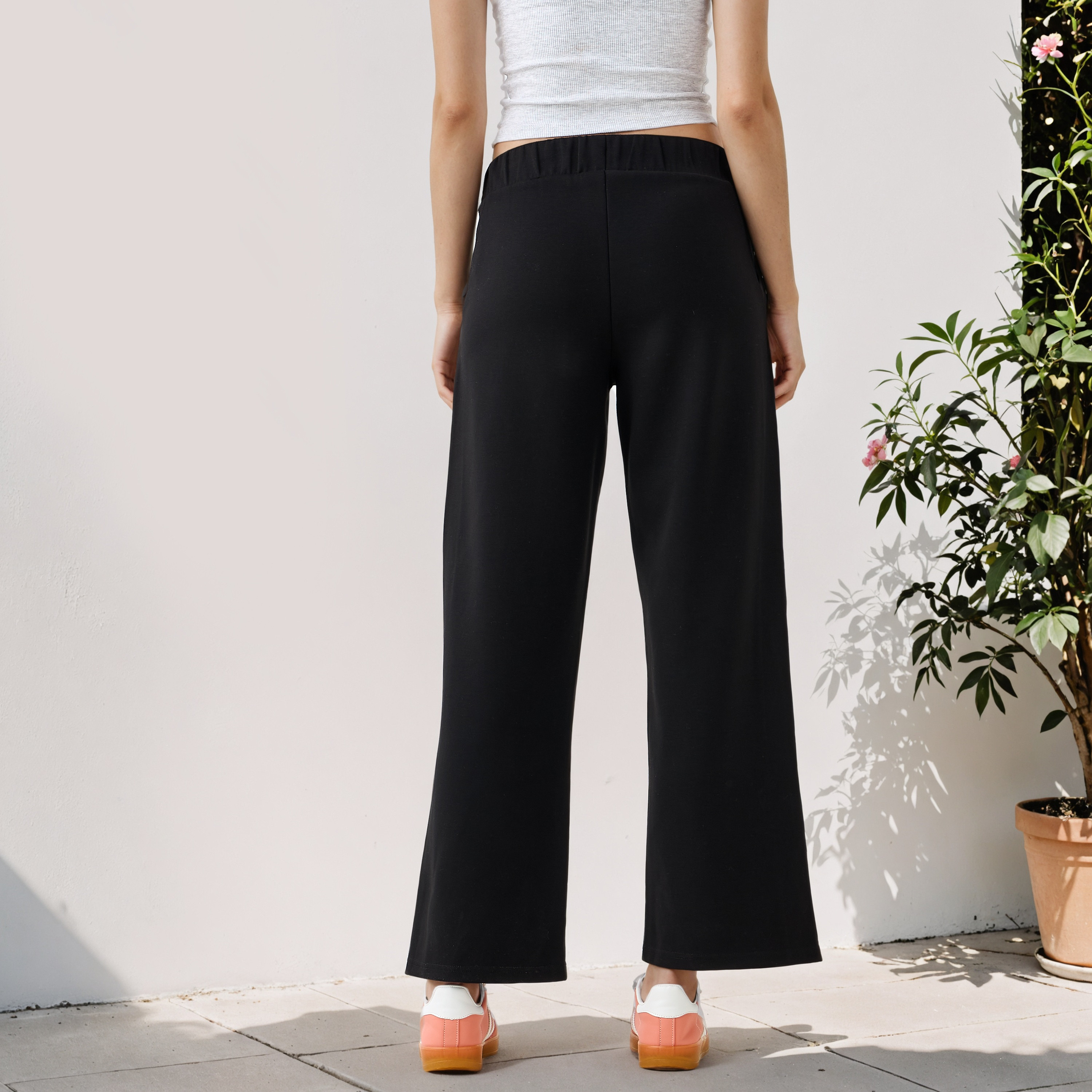 Kappa Printed Regular Fit Track Pants-women-clothing-bottoms-joggers-image-3