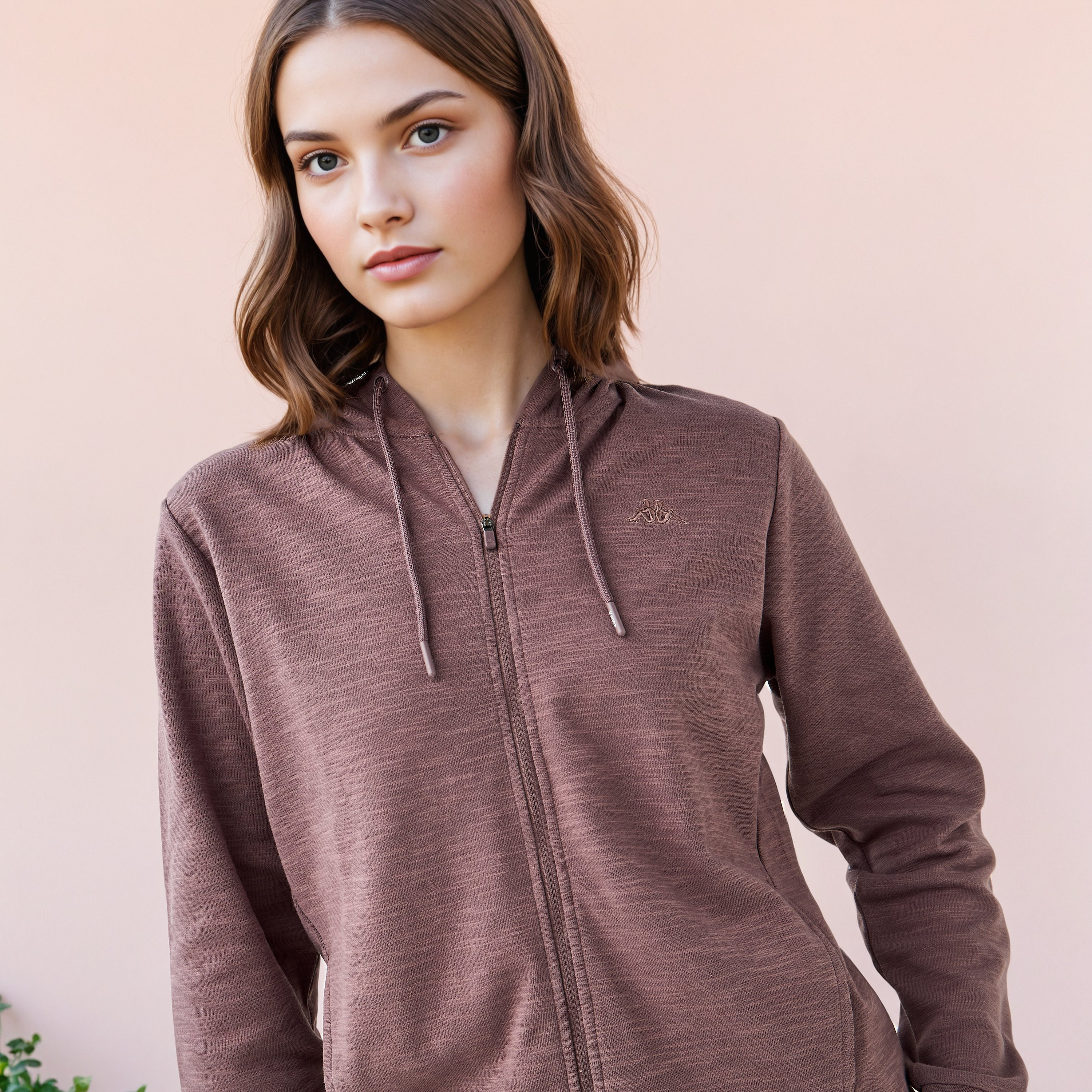 هودي بسحاب للنساء من كابا-women-clothing-sportswearandactivewear-hoodiesandsweatshirts-image-4