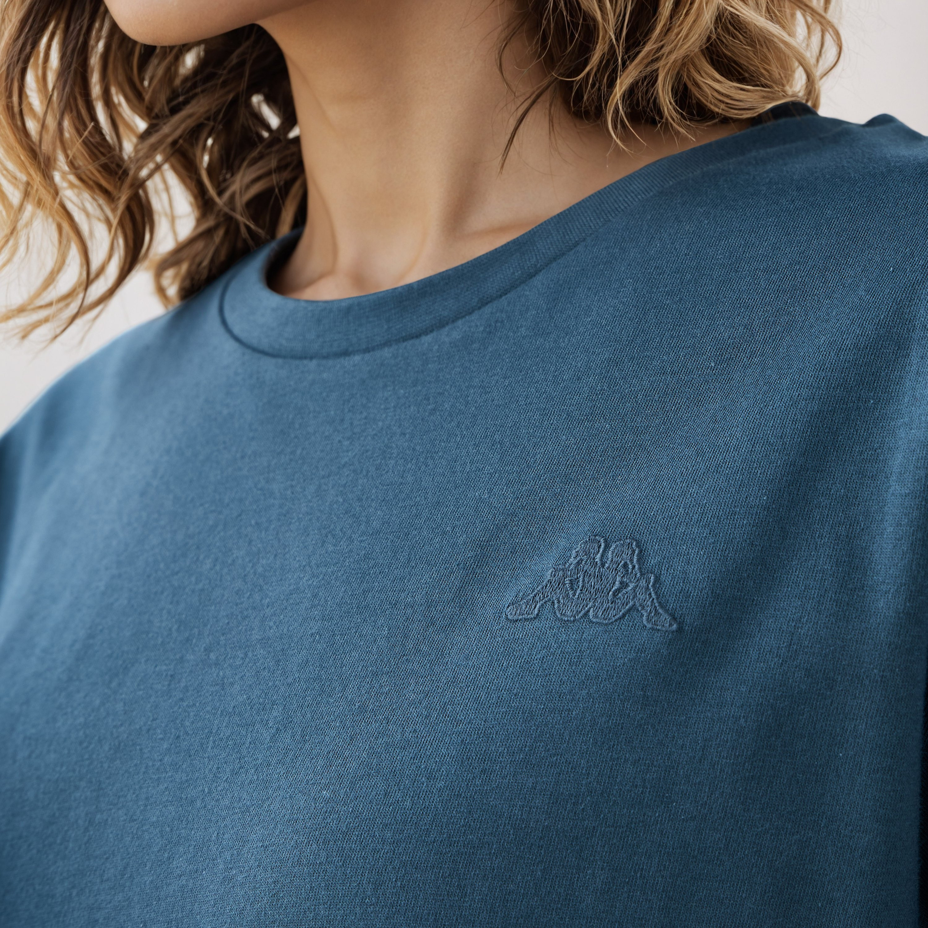 Kappa Logo Embroidered Relaxed Fit T-shirt-women-clothing-tshirts-image-5