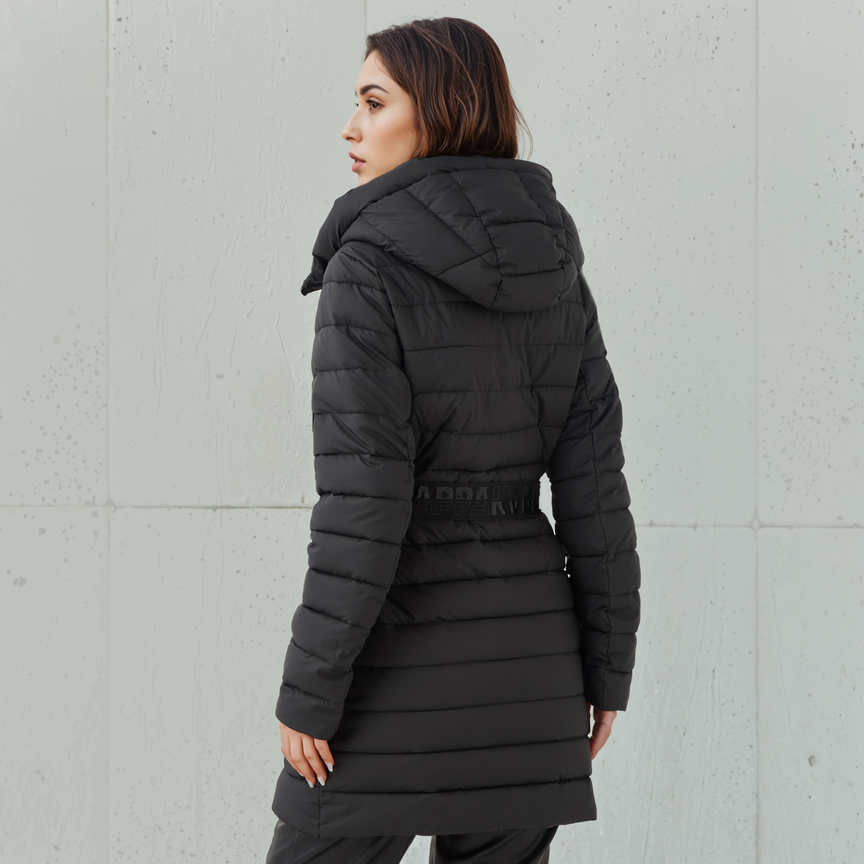 جاكيت طويل منفوخ بحزام للنساء من كابا-women-clothing-sportswearandactivewear-coatsandjackets-jackets-image-3