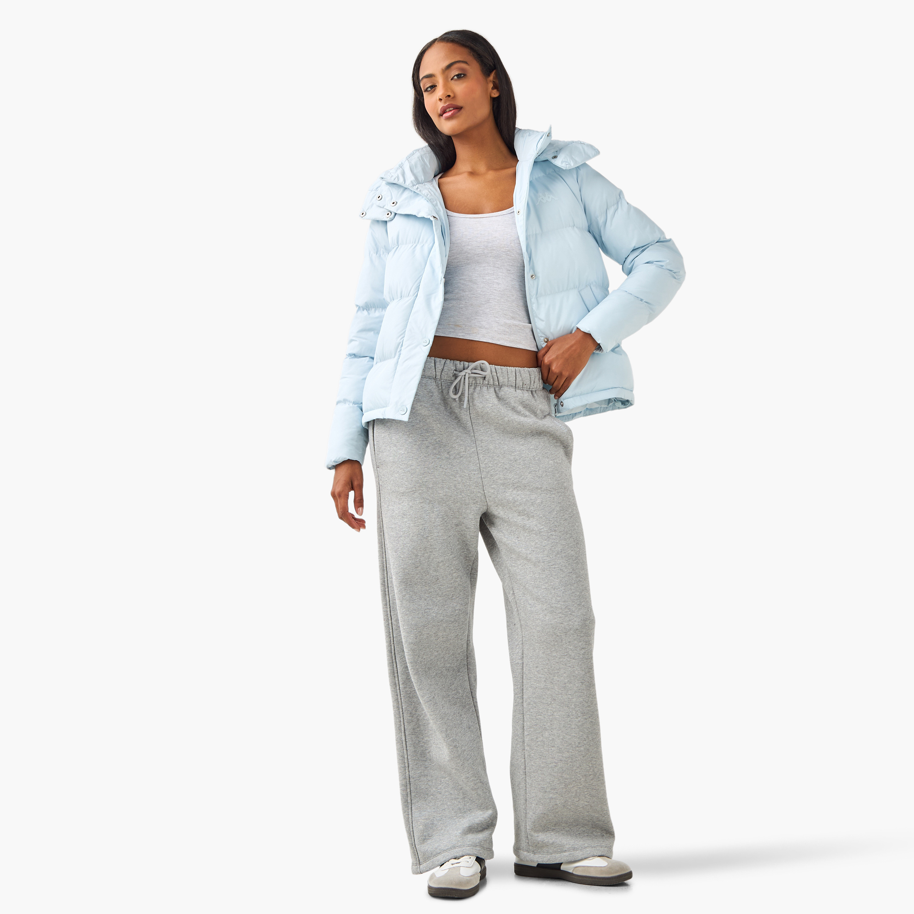 Kappa Women Hooded Puffer Jacket-women-clothing-sportswearandactivewear-coatsandjackets-jackets-image-2