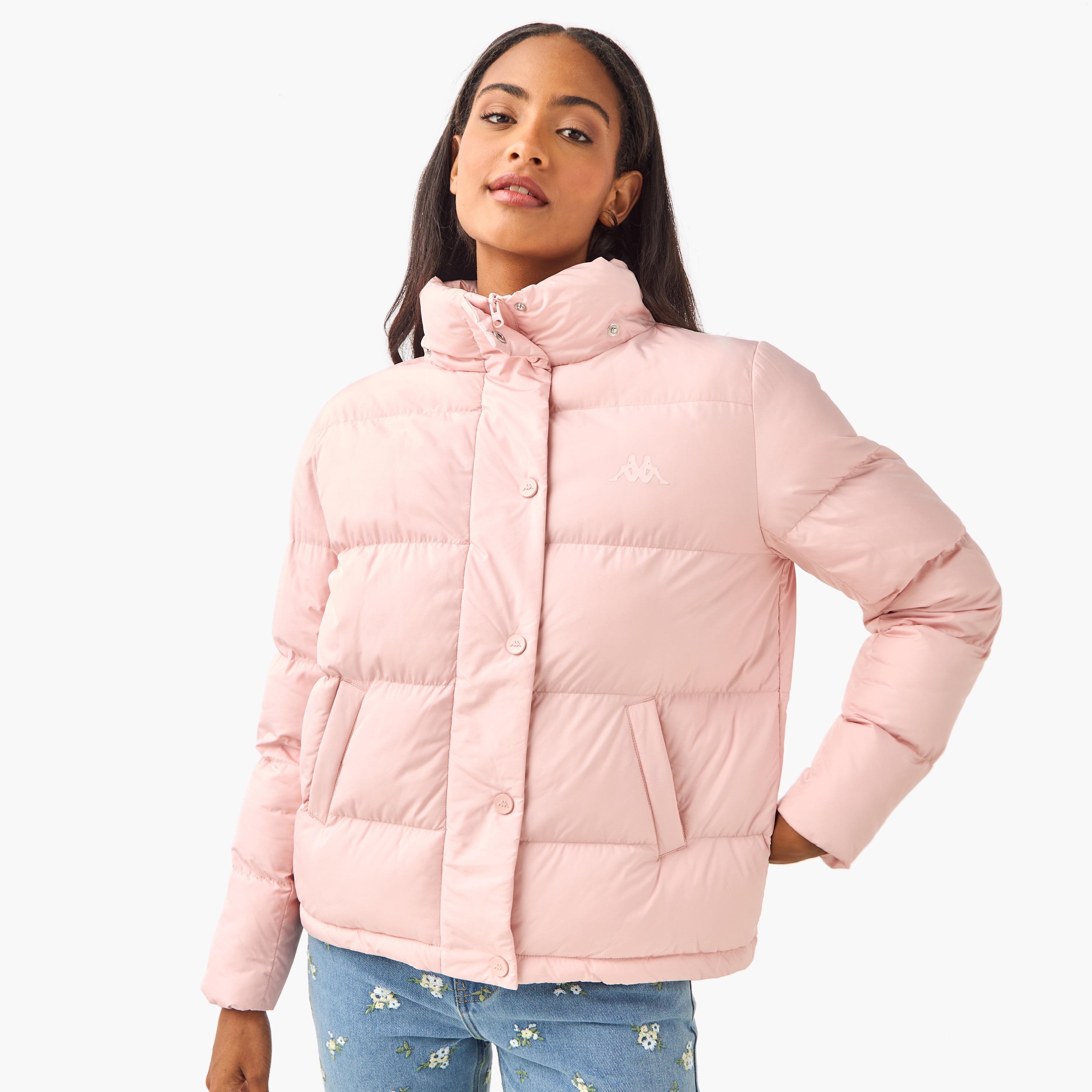 جاكيت نفخ بقبعة للنساء من كابا-women-clothing-sportswearandactivewear-coatsandjackets-jackets-image-4
