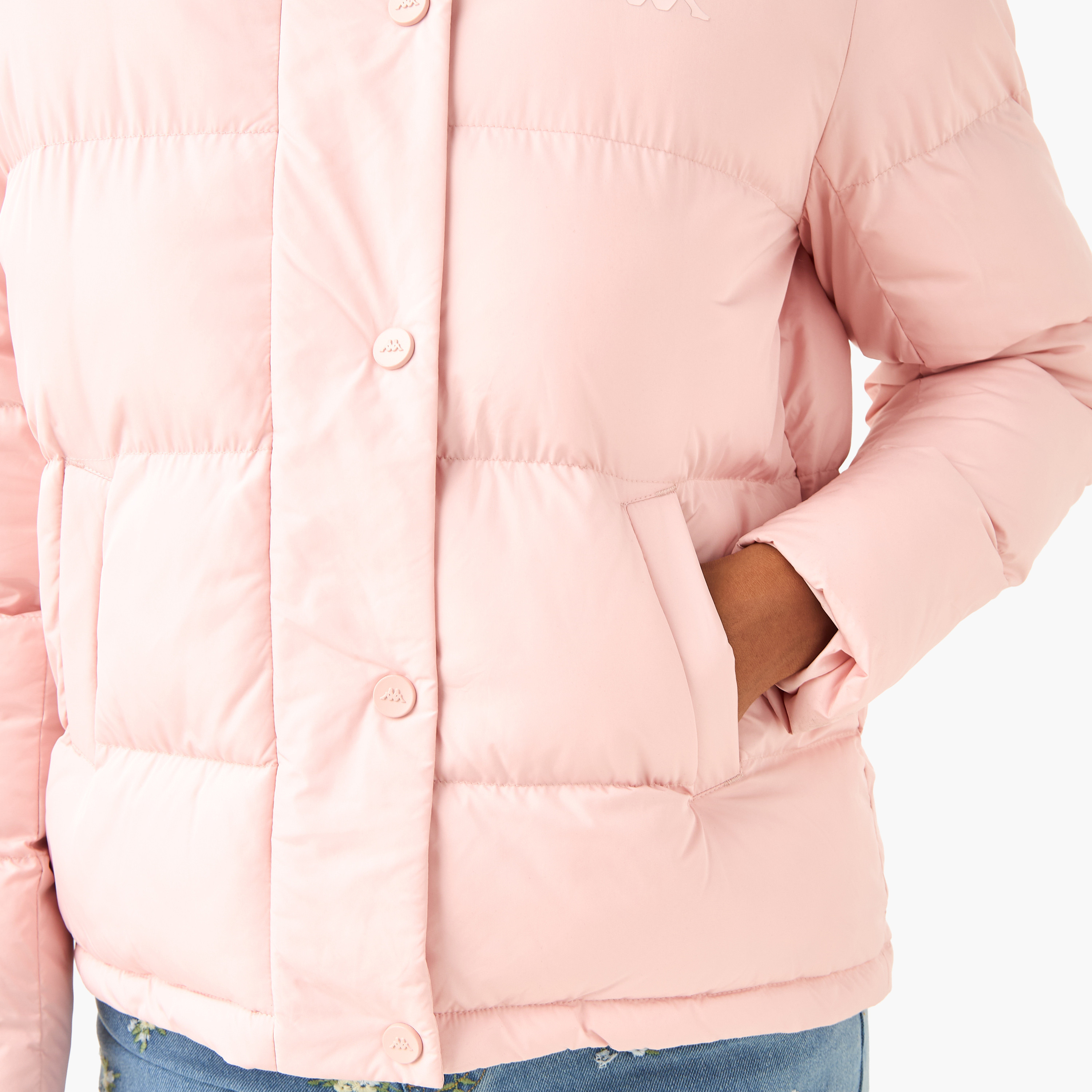 جاكيت نفخ بقبعة للنساء من كابا-women-clothing-sportswearandactivewear-coatsandjackets-jackets-image-1